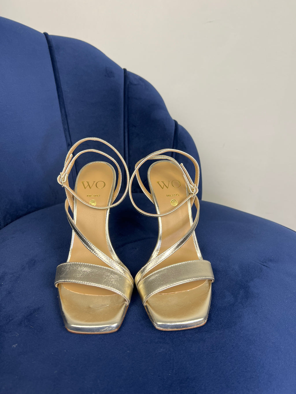 Sandali oro con frange