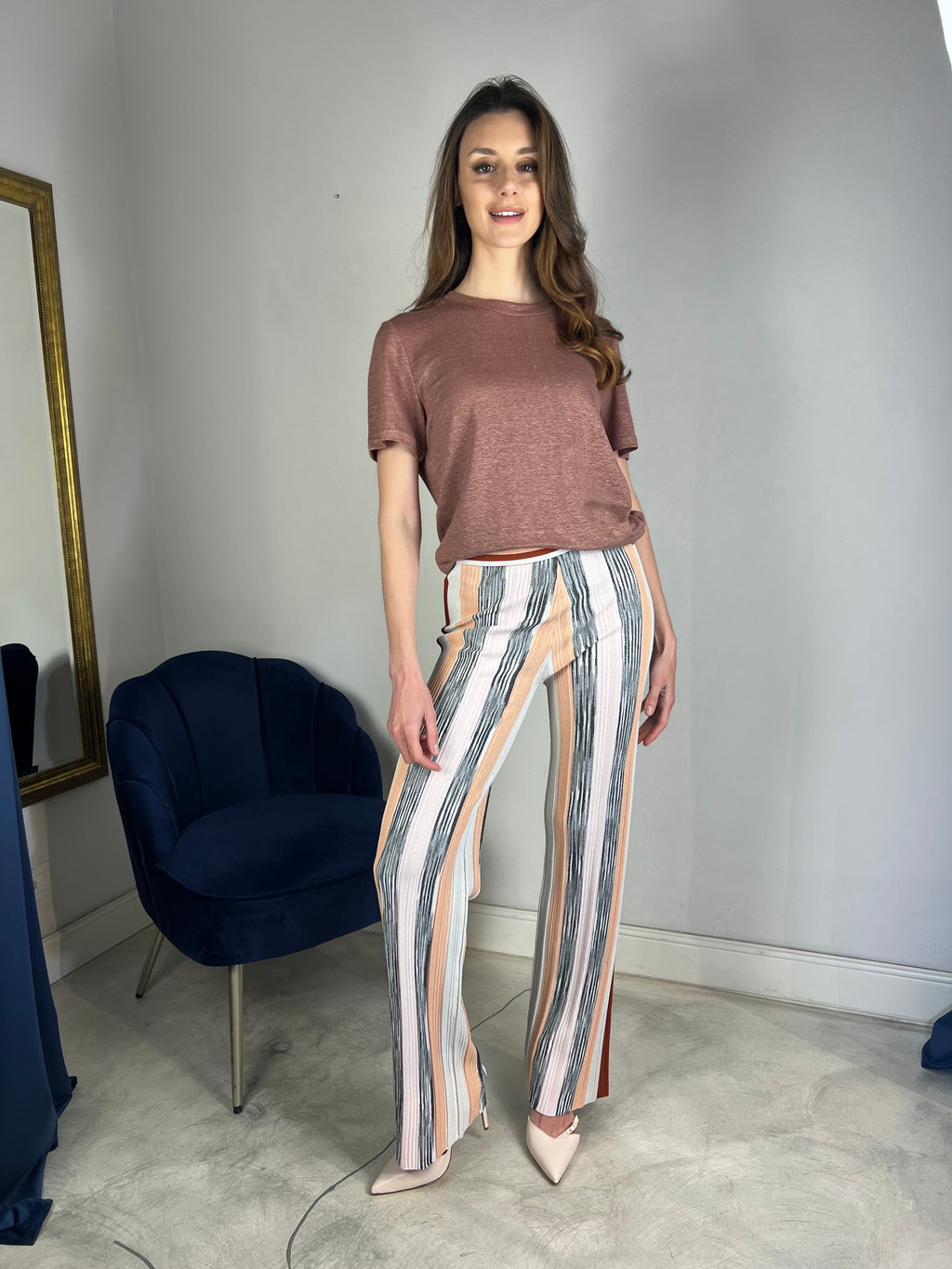 Pantalone a righe