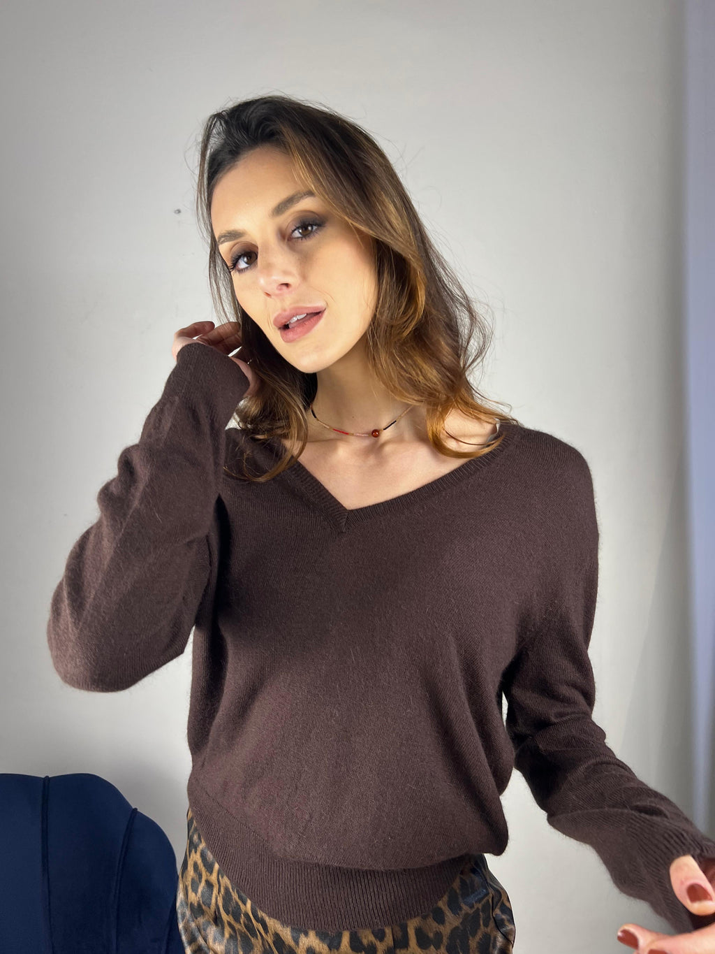 Maglia collo a V