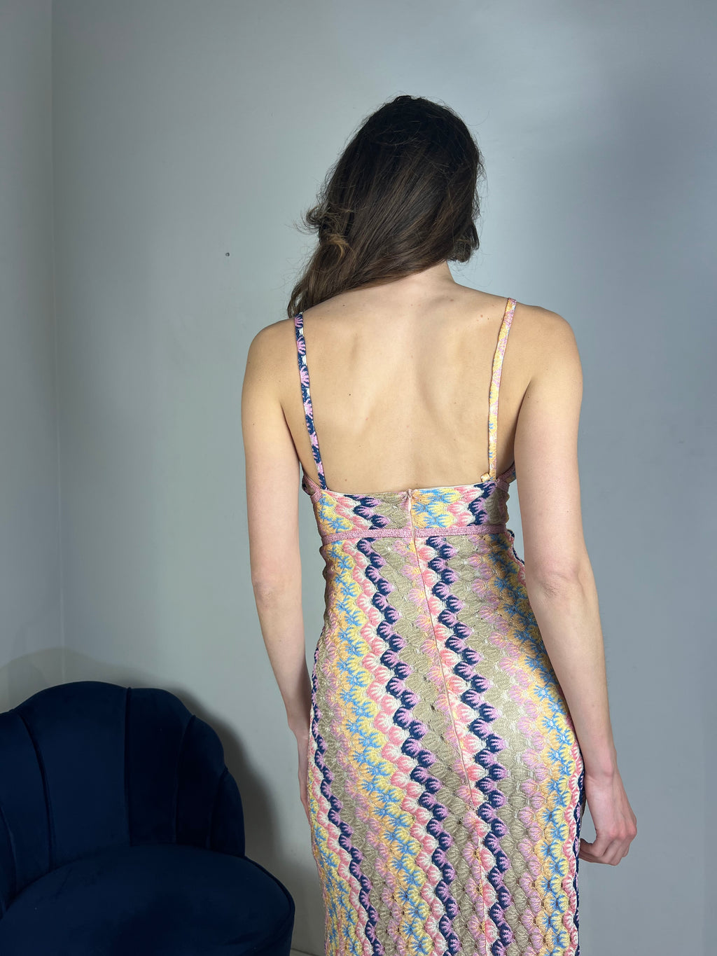 Slip dress multicolor