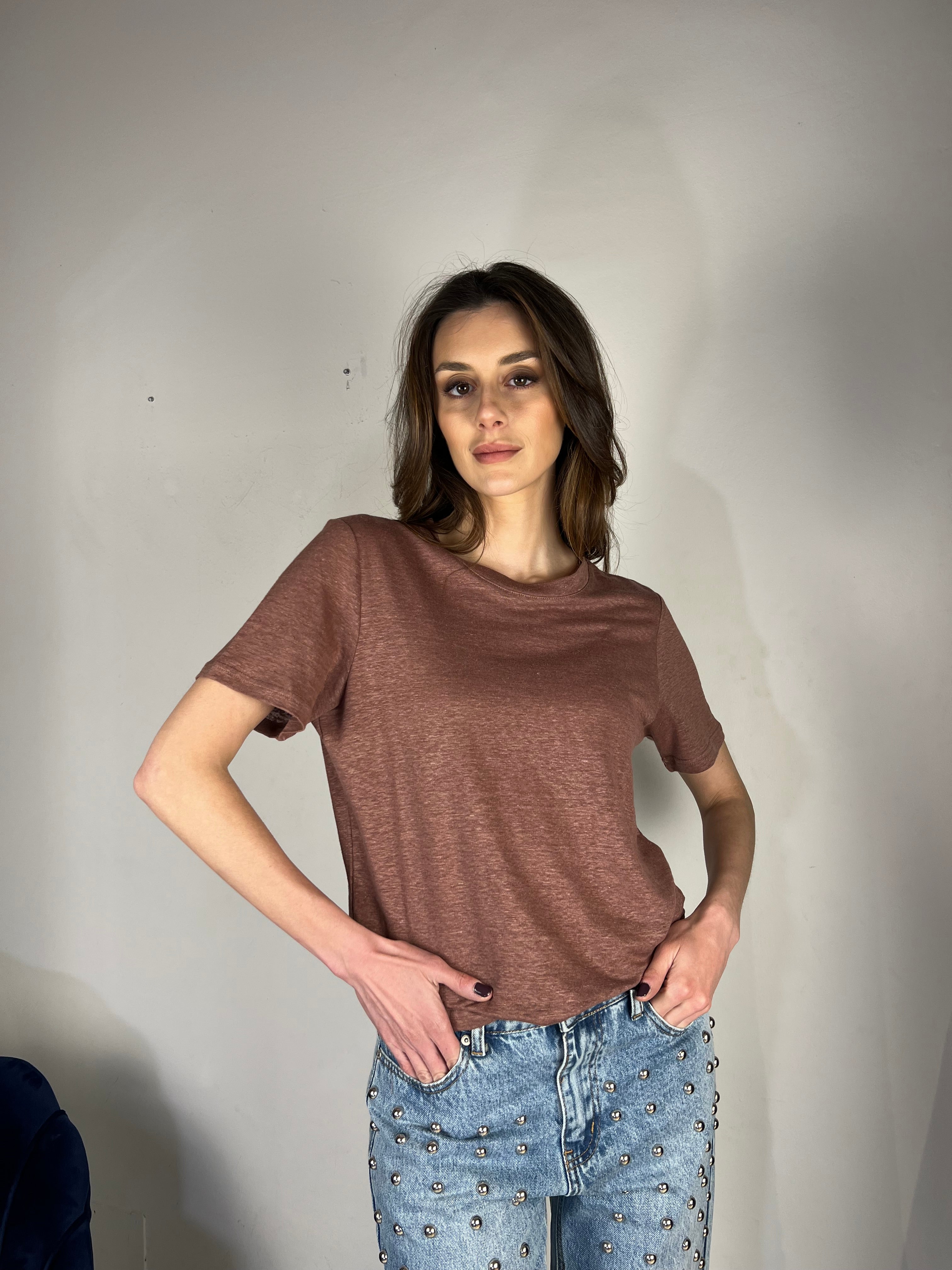 Tshirt 100% lino