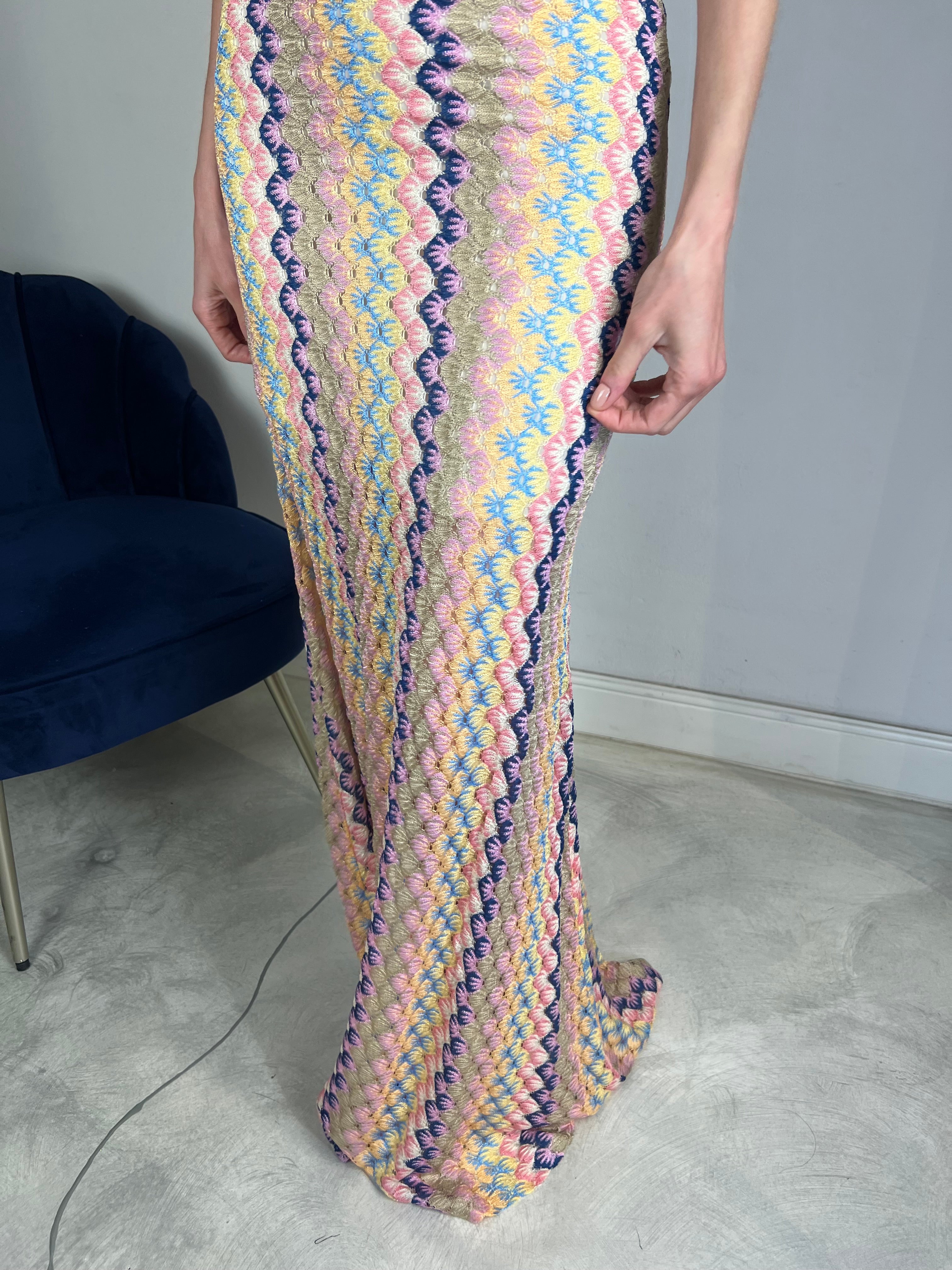 Slip dress multicolor