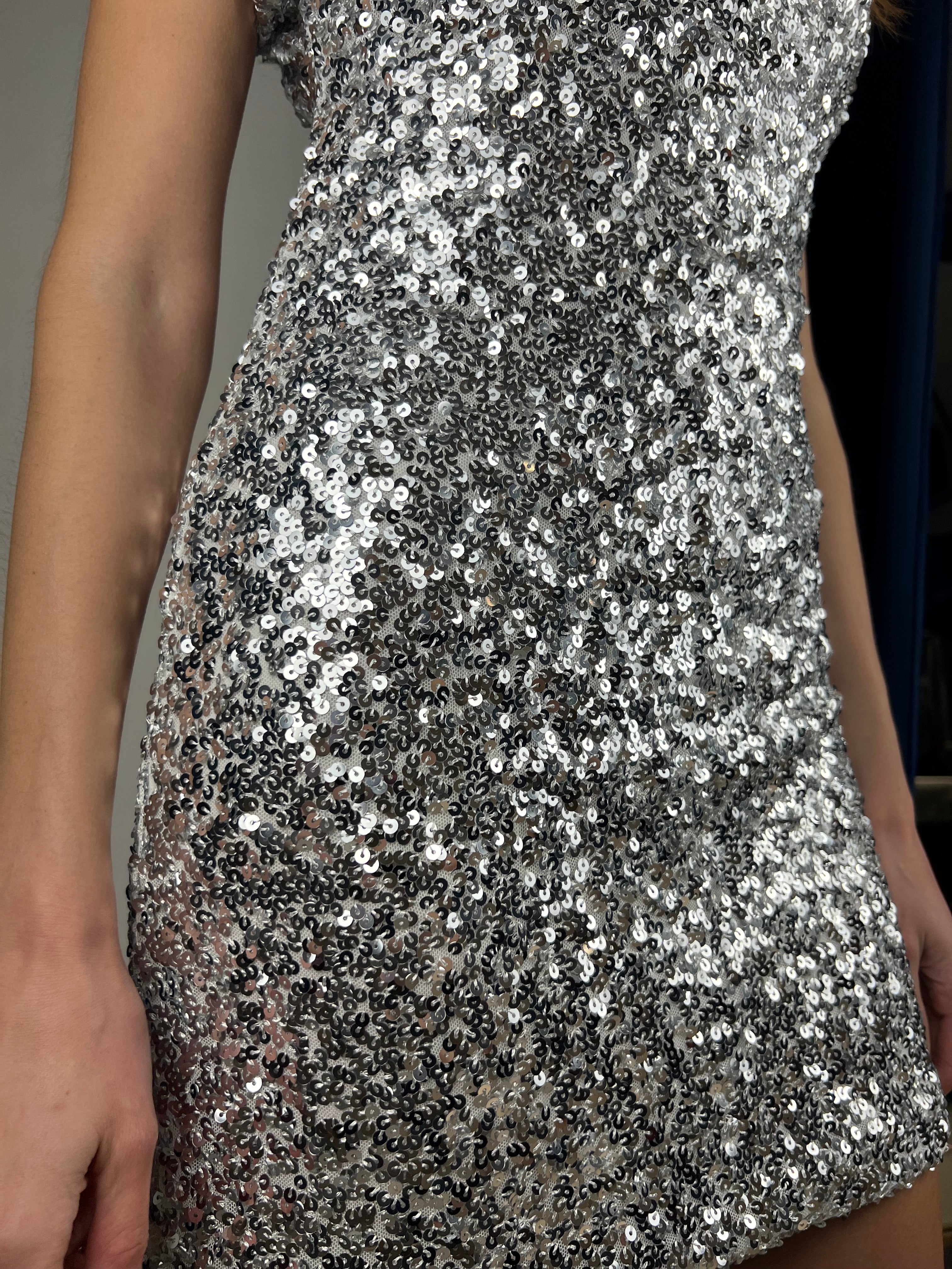 Abito corto paiettes