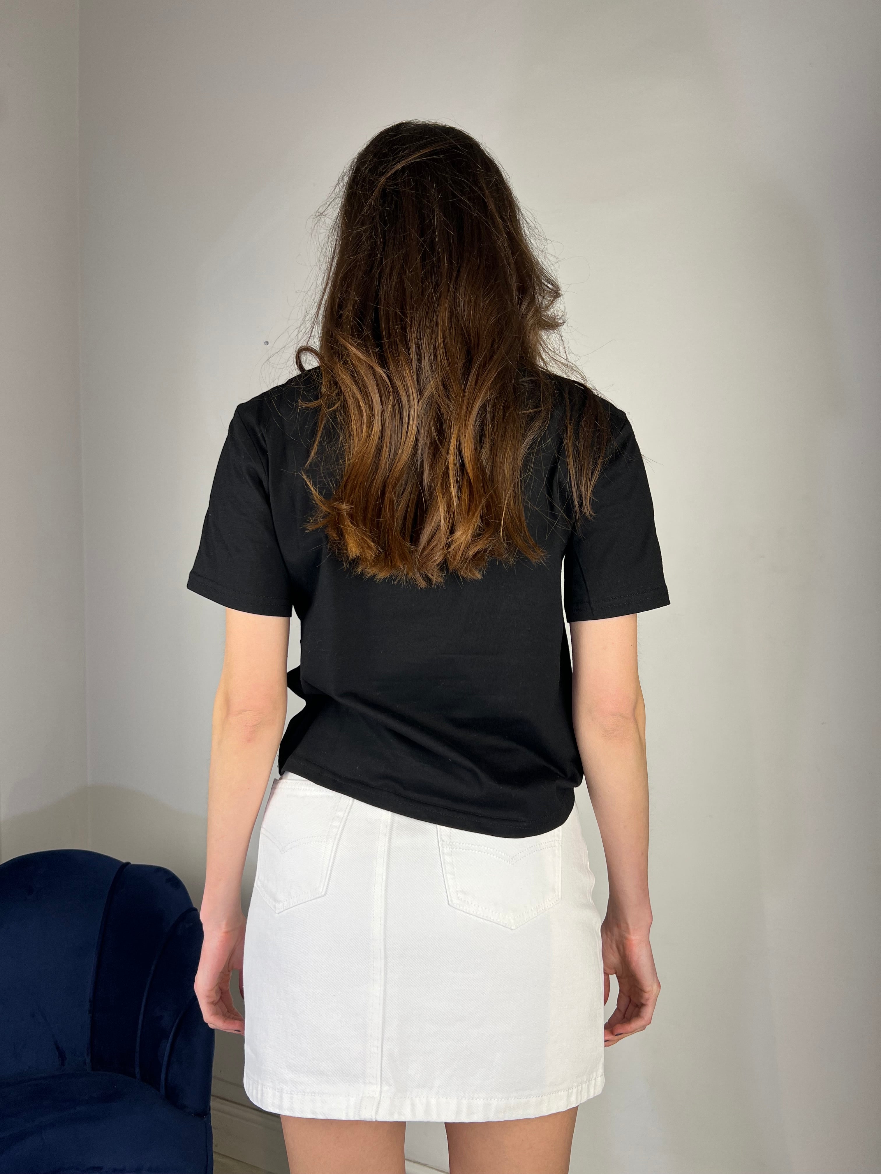 Tshirt traforata nera
