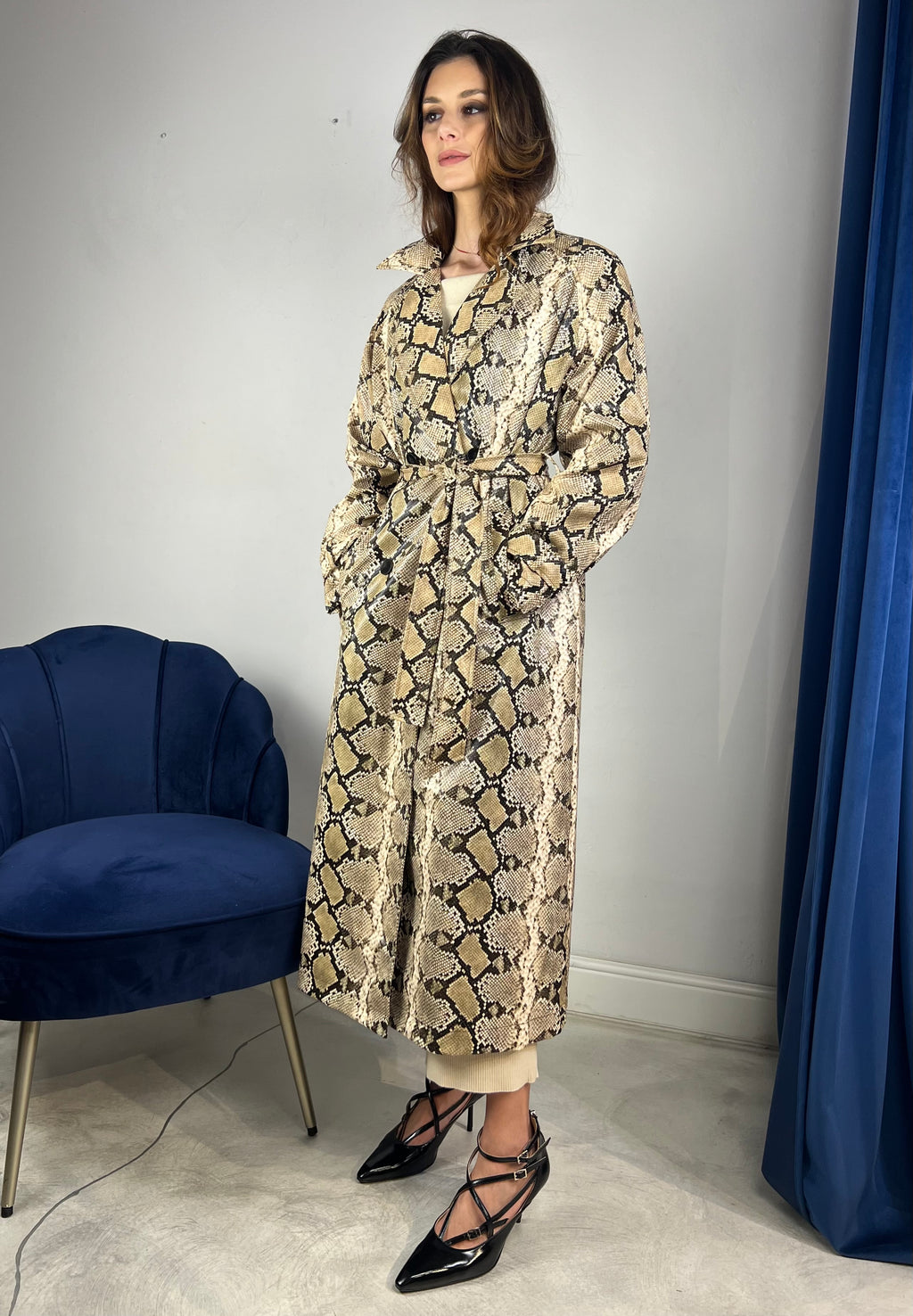 Trench stampa animalier