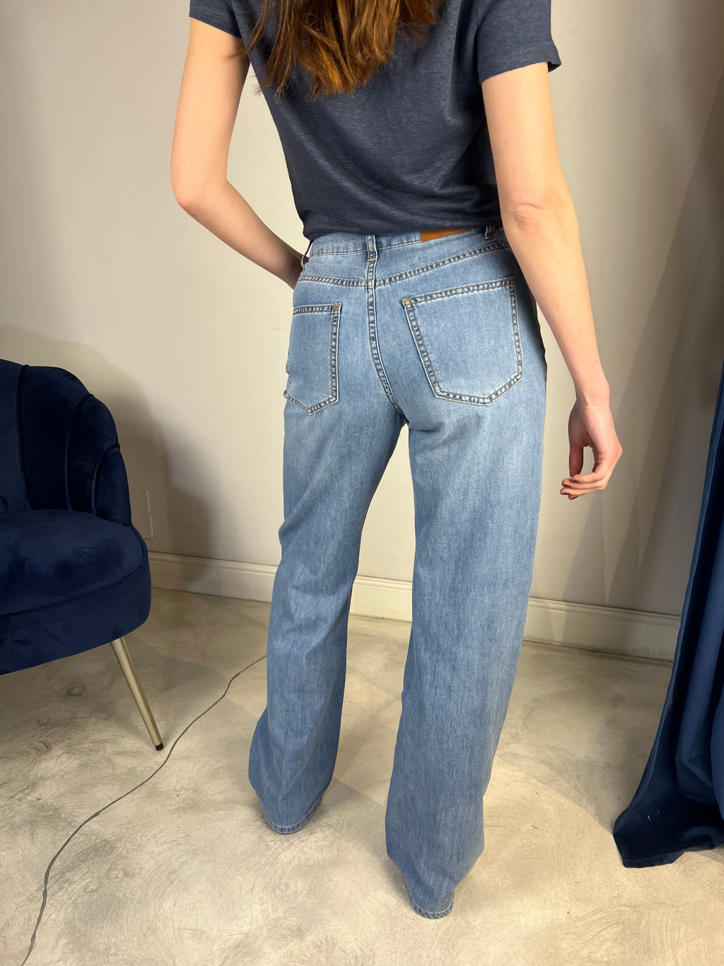 Jeans Wide Leg leggero