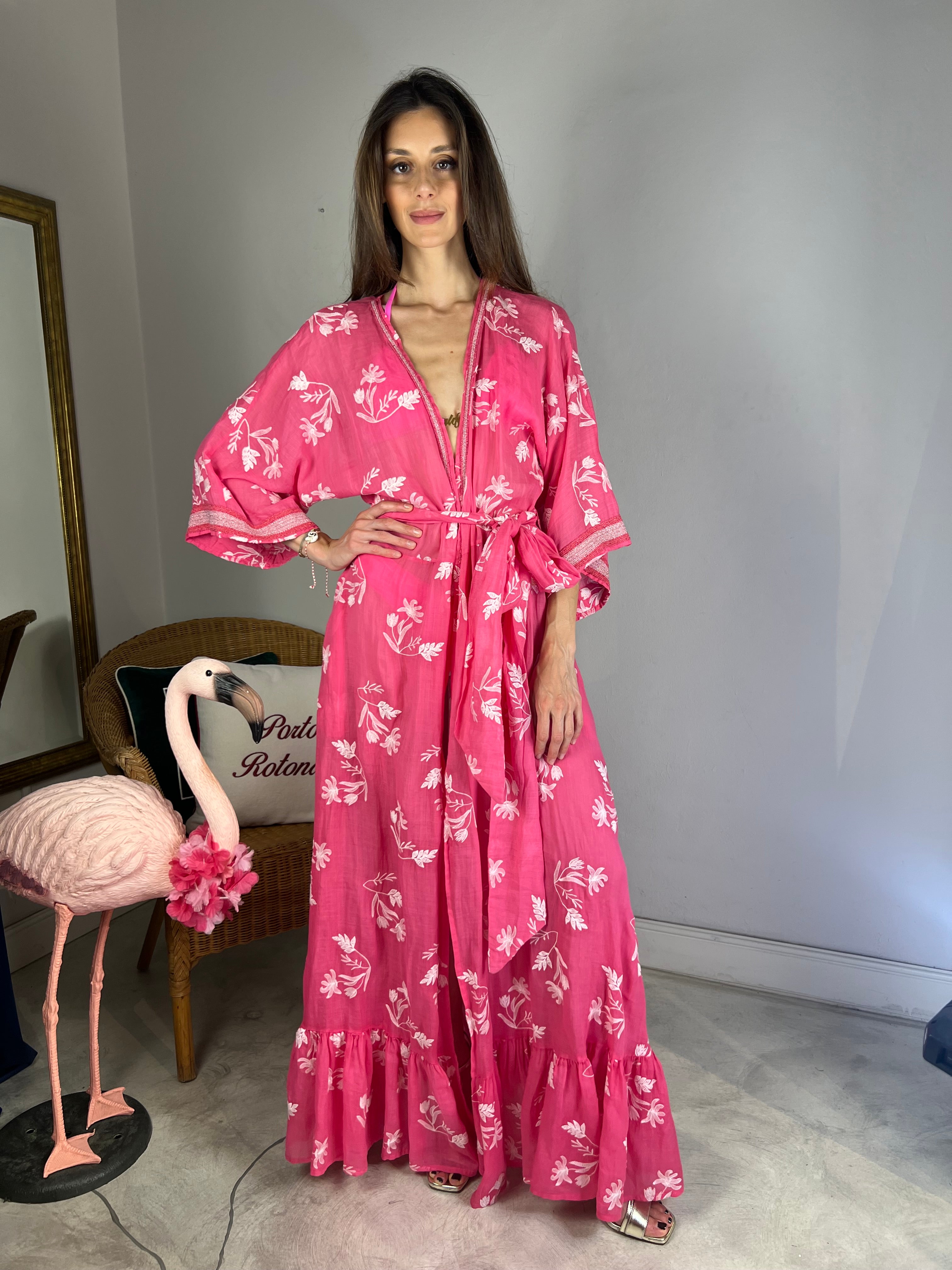 Kimono Abito in seta vegetale