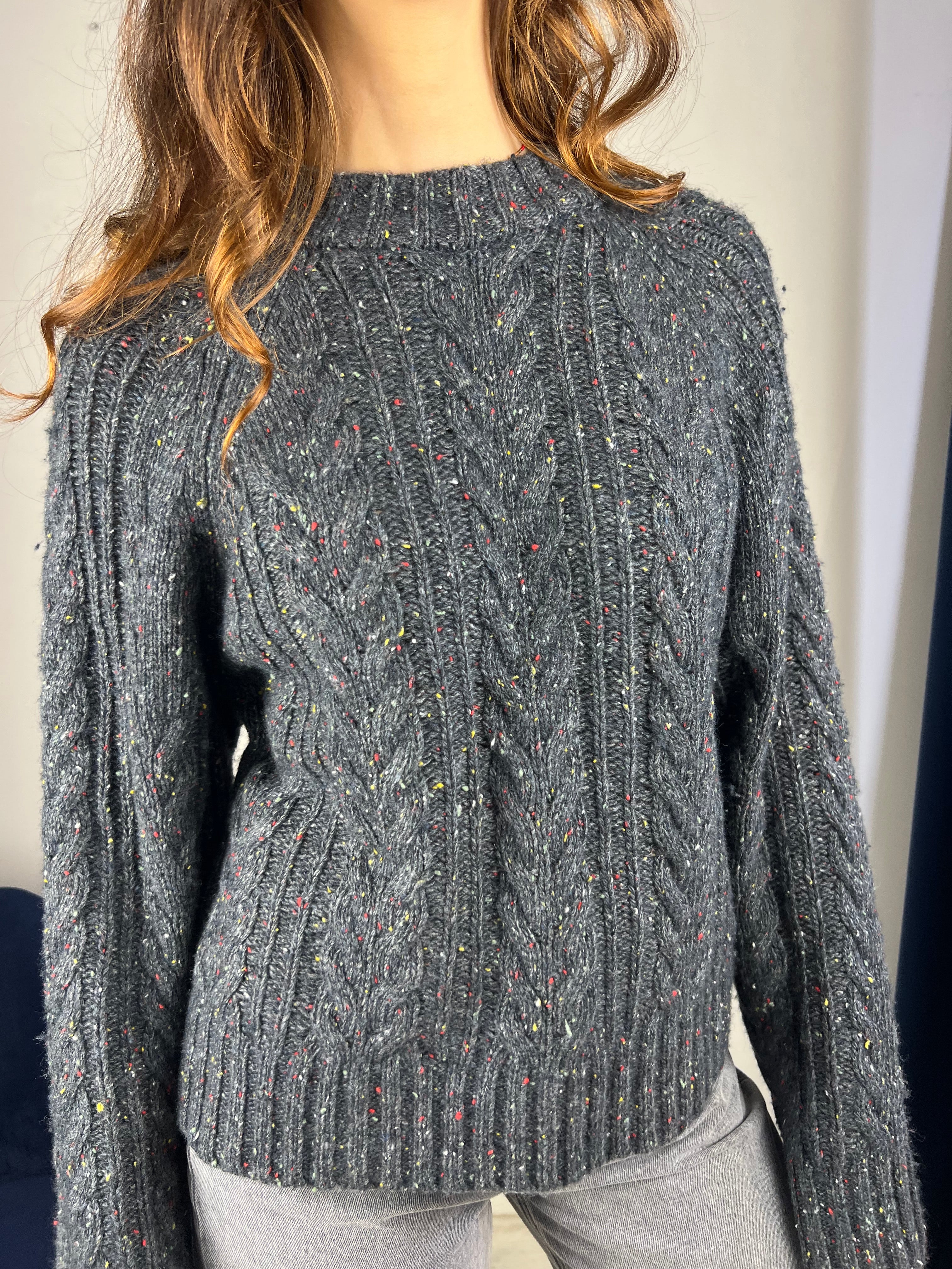 Maglione trecce