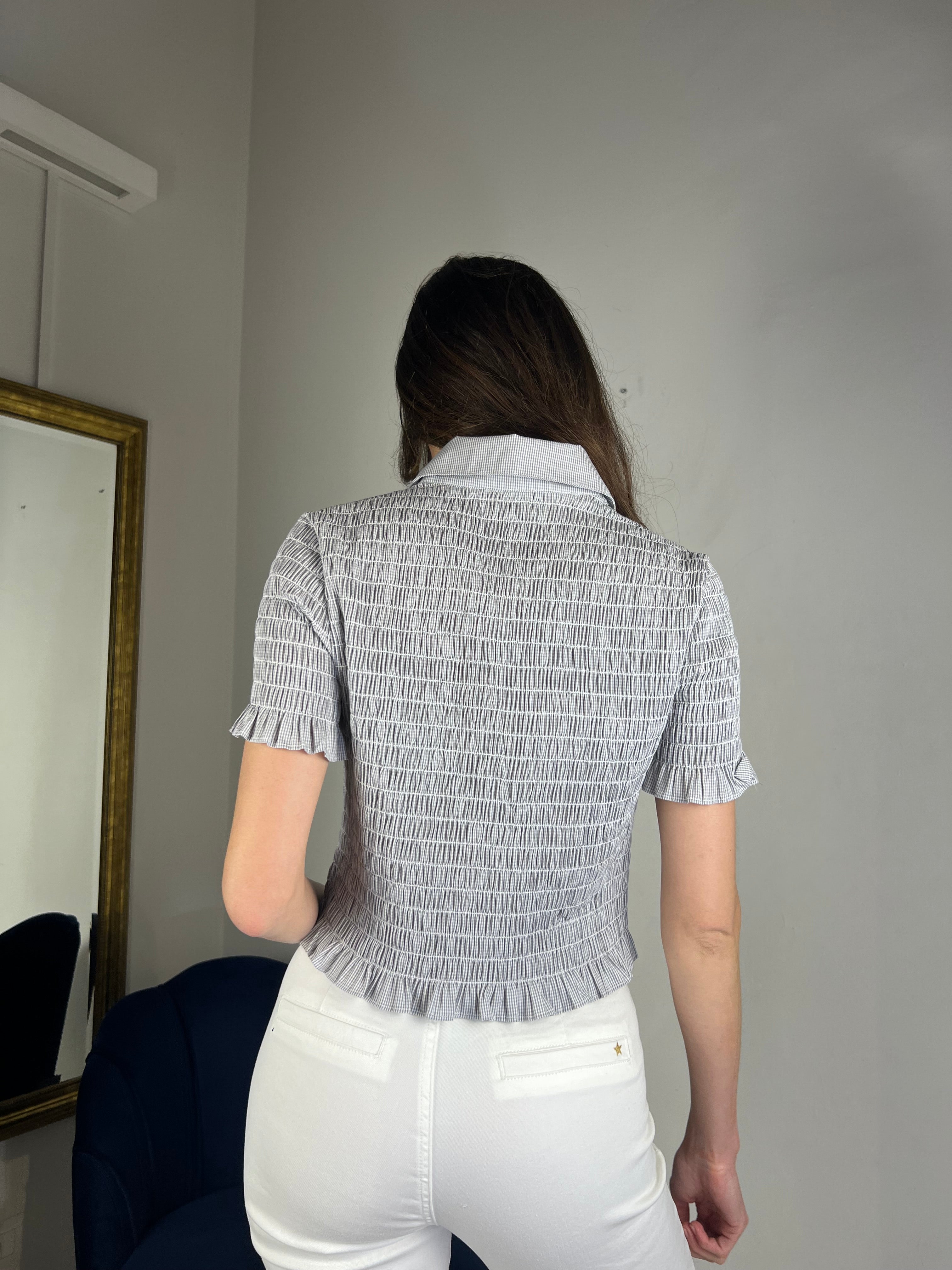 Camicia arricciata