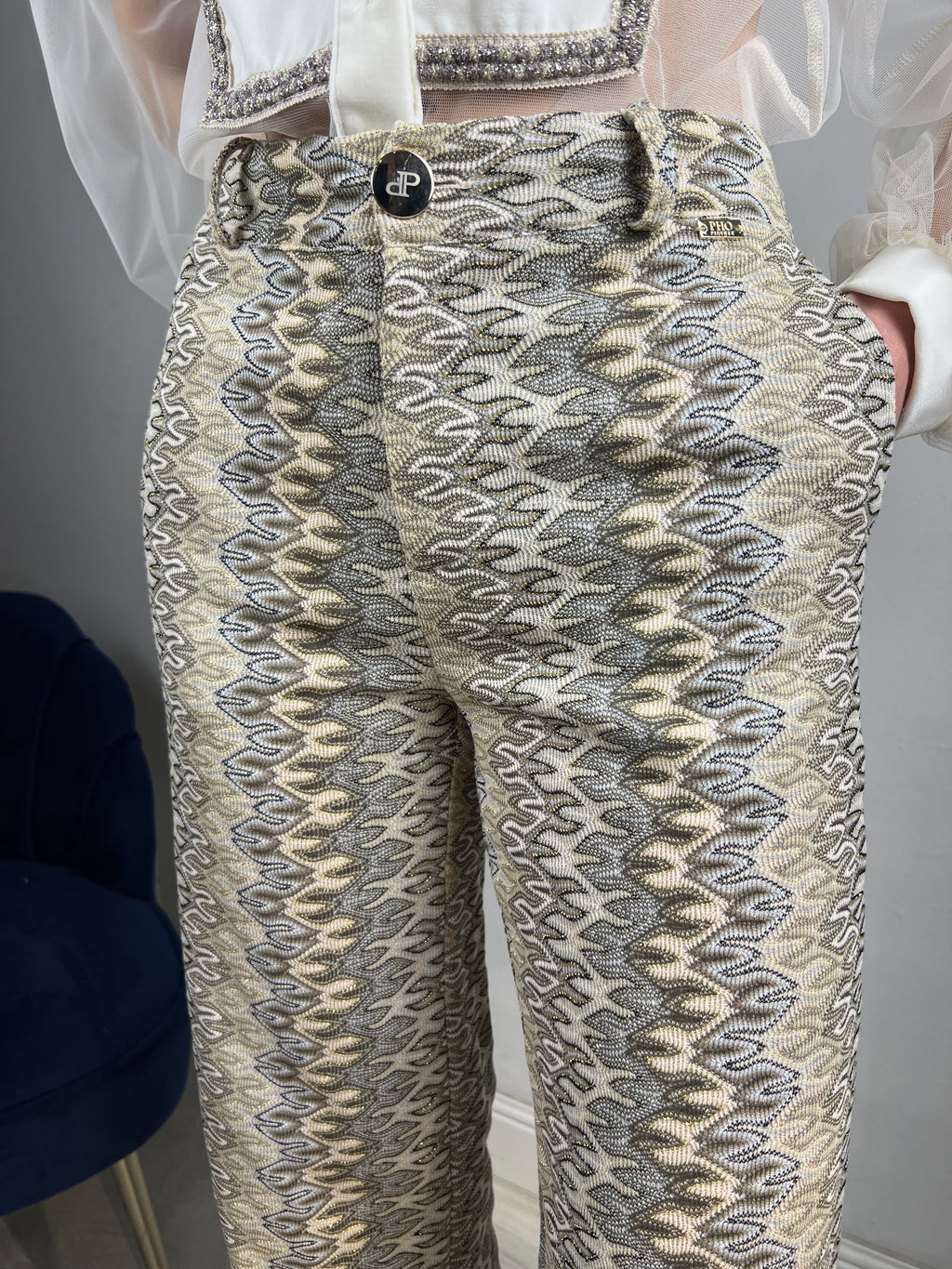 Pantalone gamba dritta