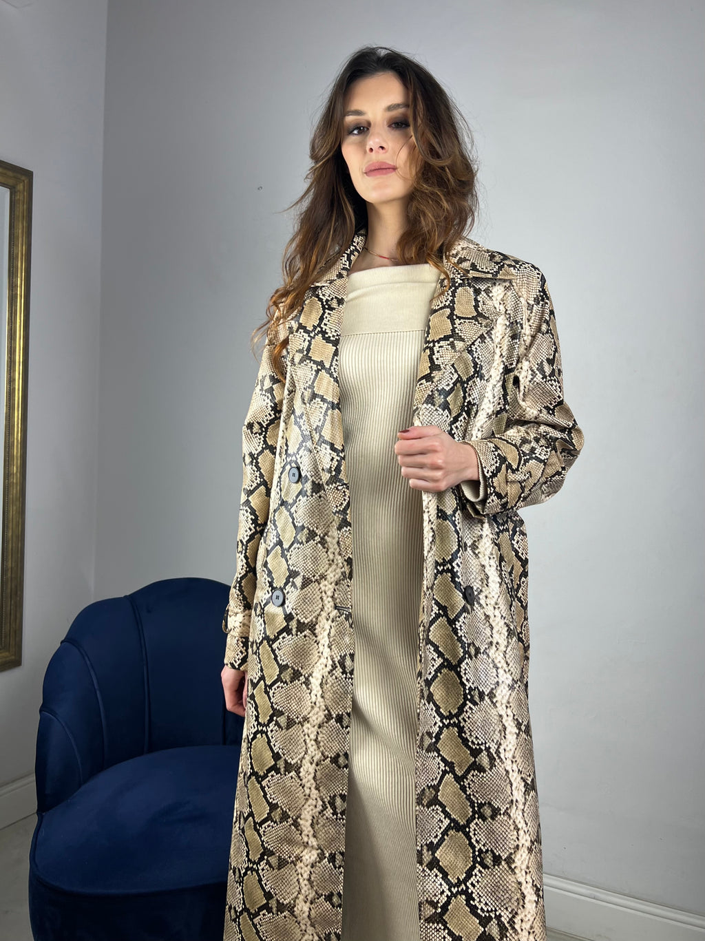 Trench stampa animalier