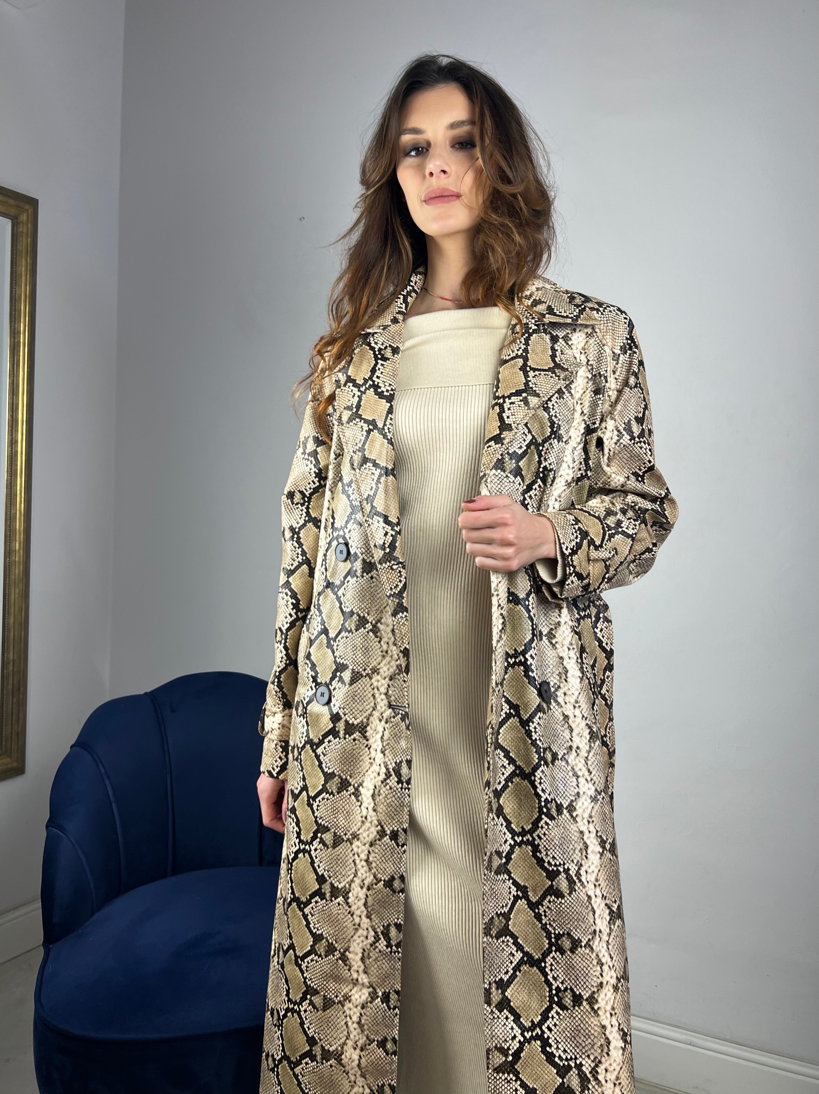 Trench stampa animalier