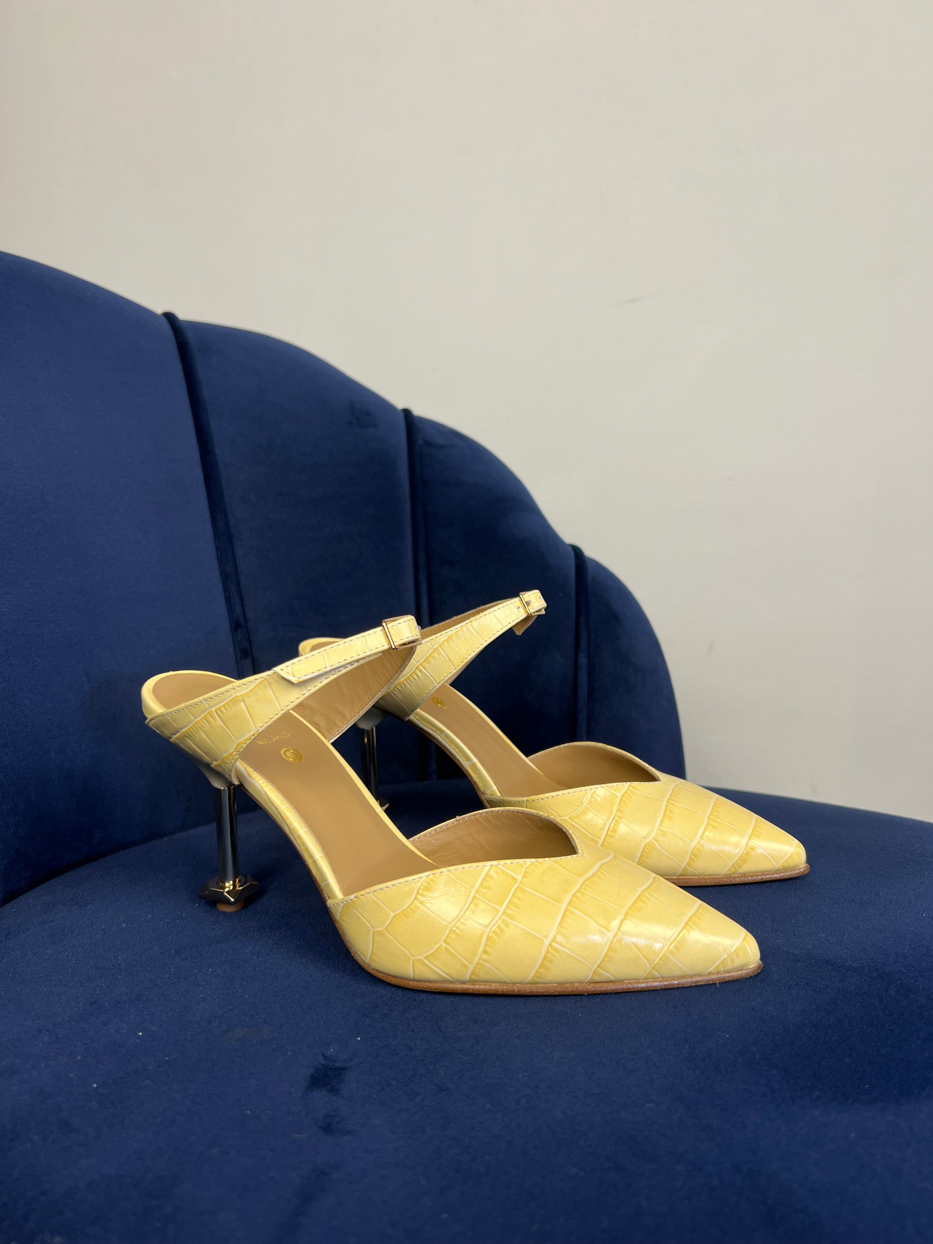 Sabot giallo stampa cocco