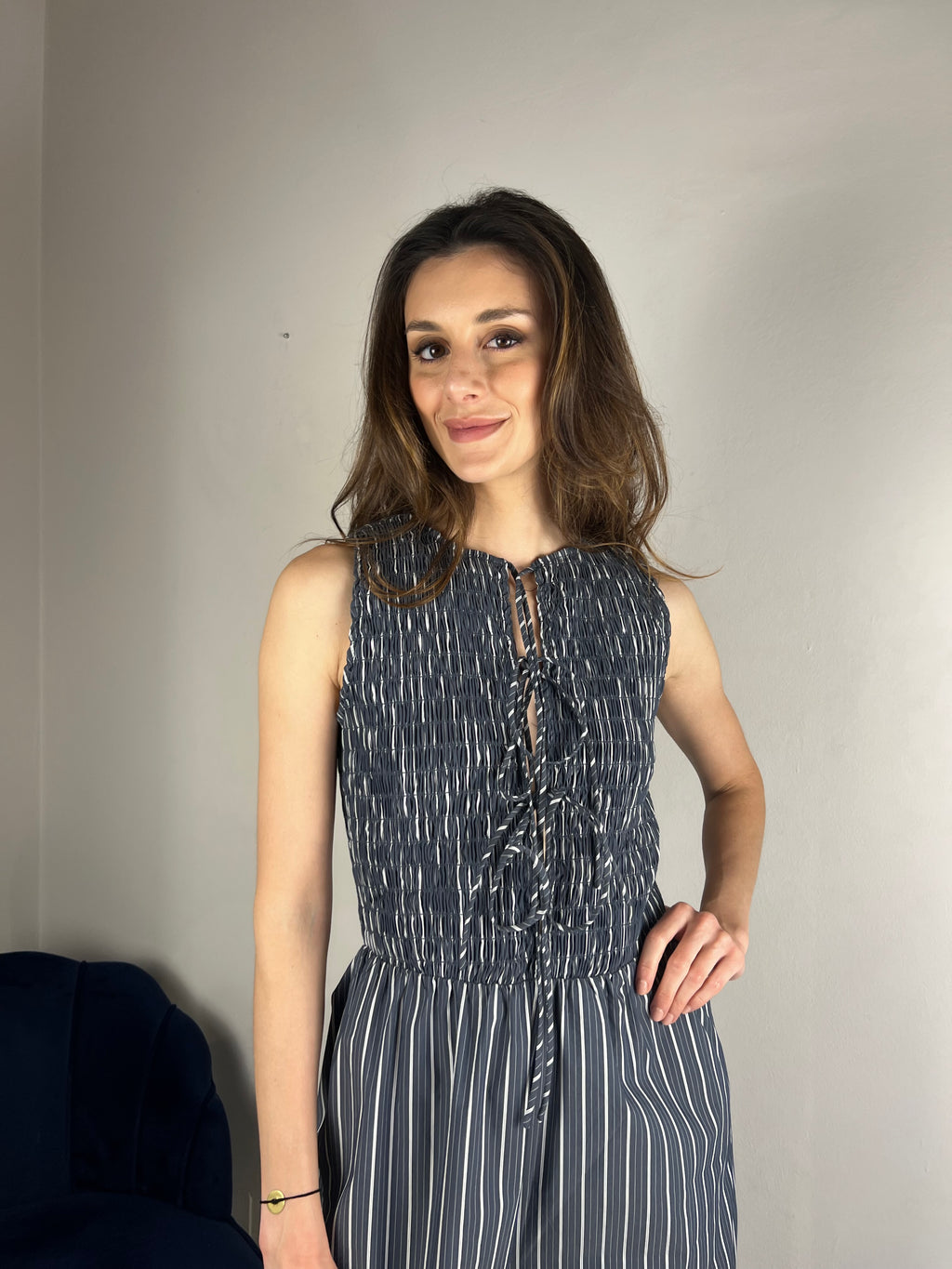 Tuta lunga punto smock