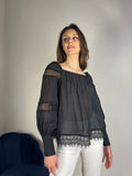 Camicia con bordature
