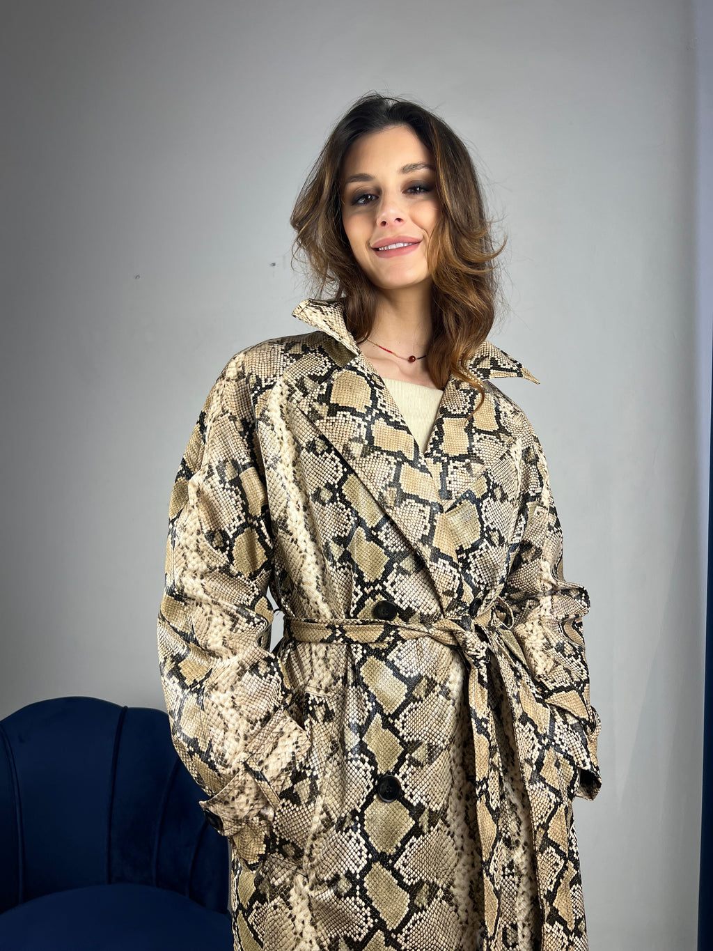 Trench stampa animalier