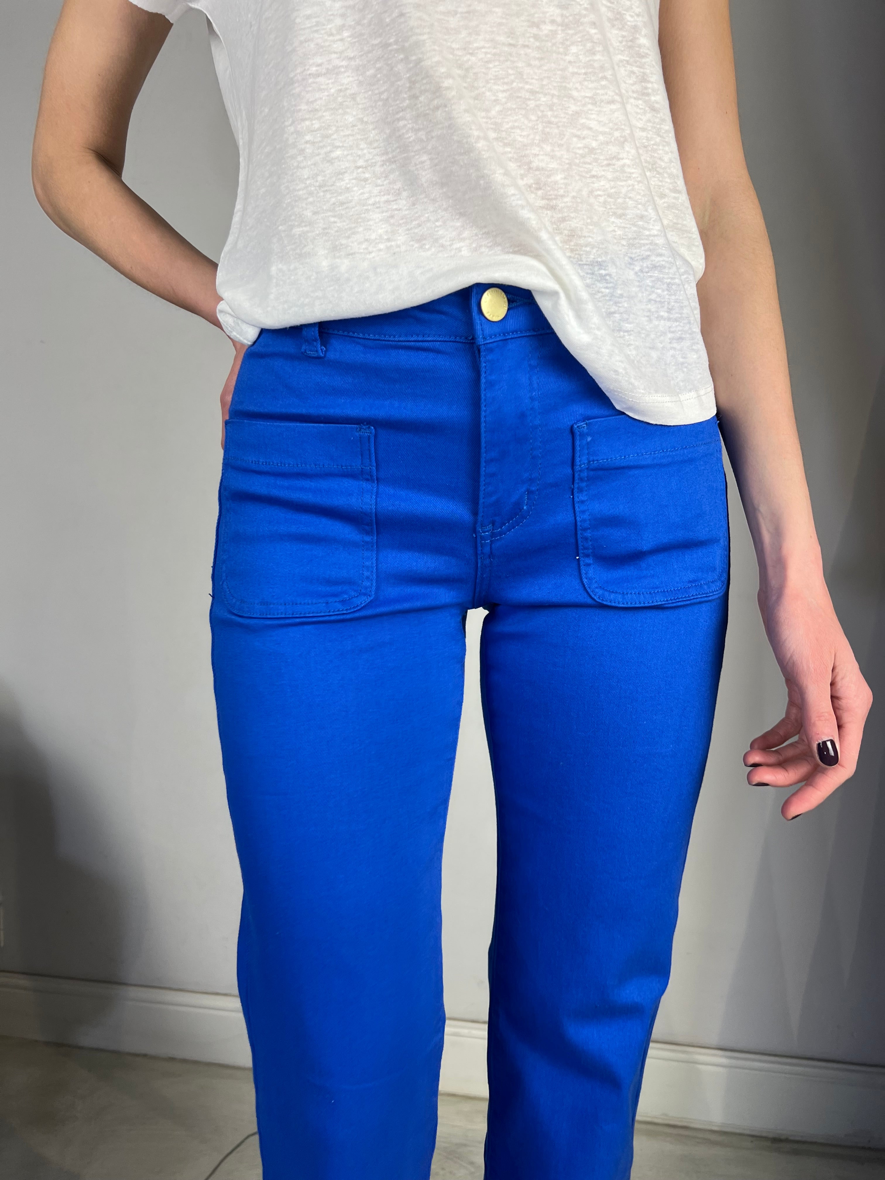 Pantalone blu elettrico