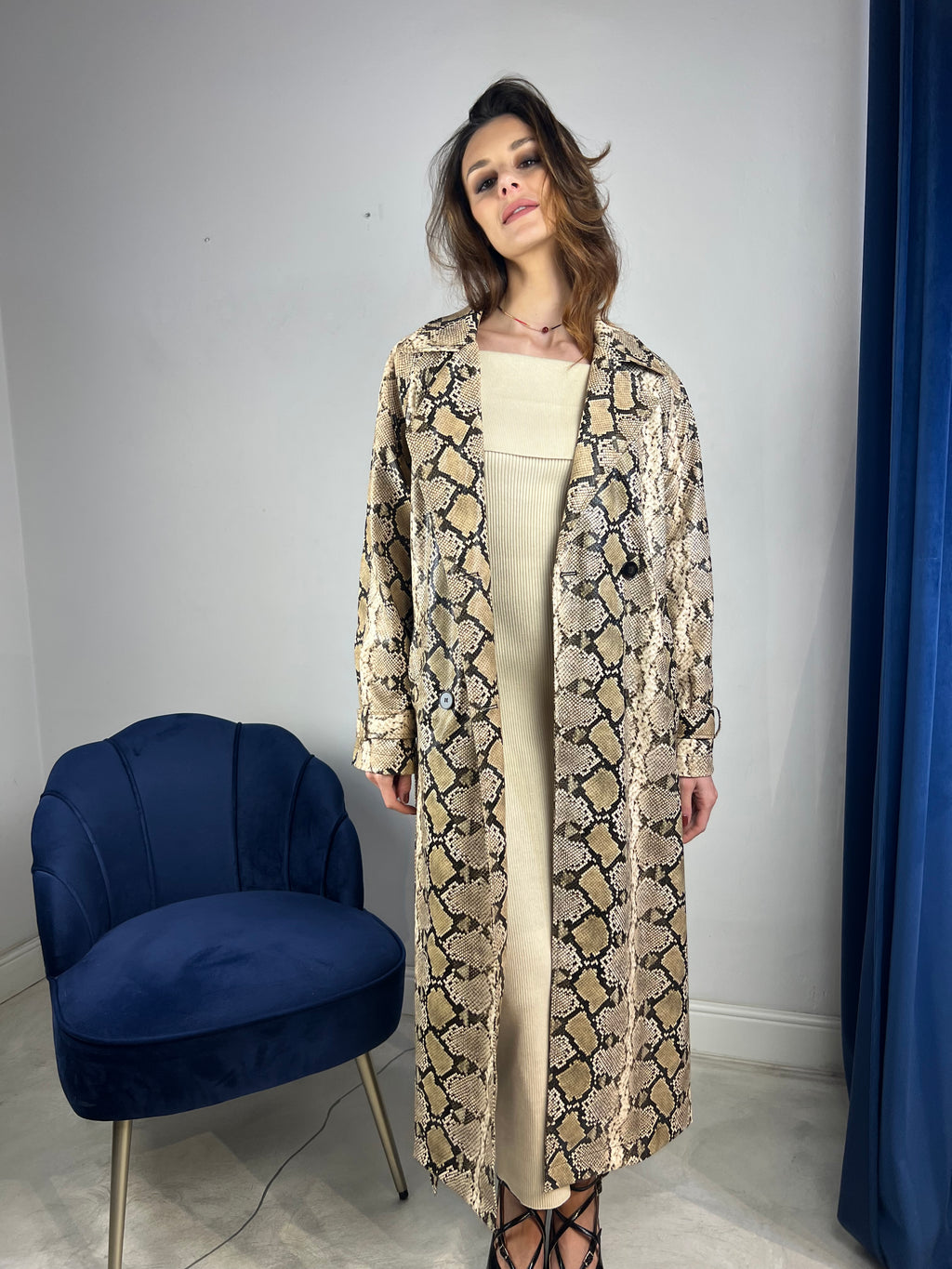 Trench stampa animalier