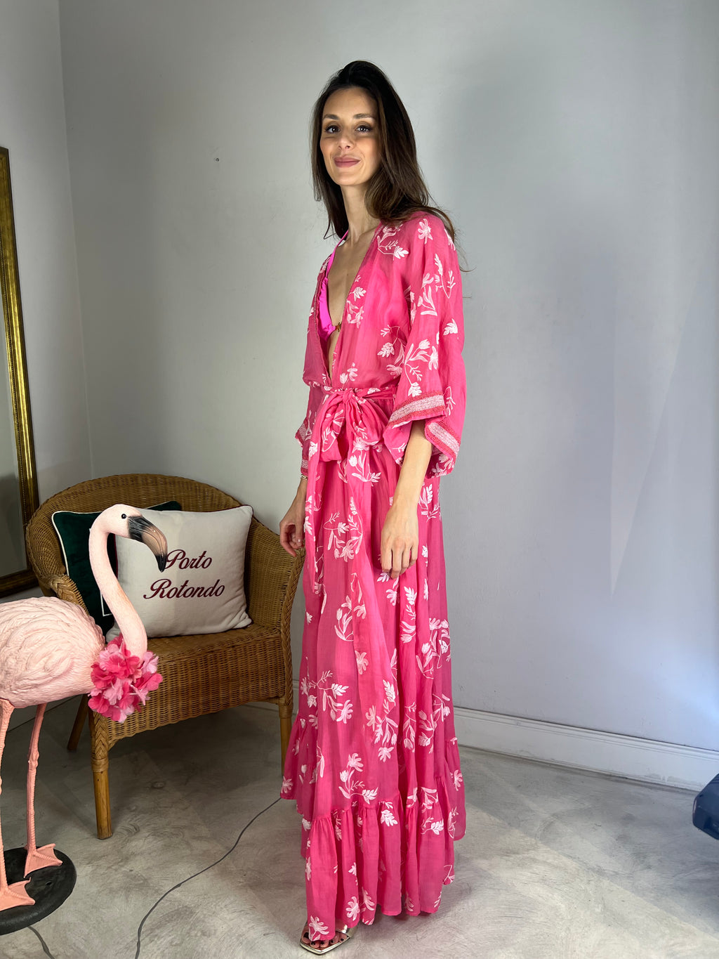 Kimono Abito in seta vegetale