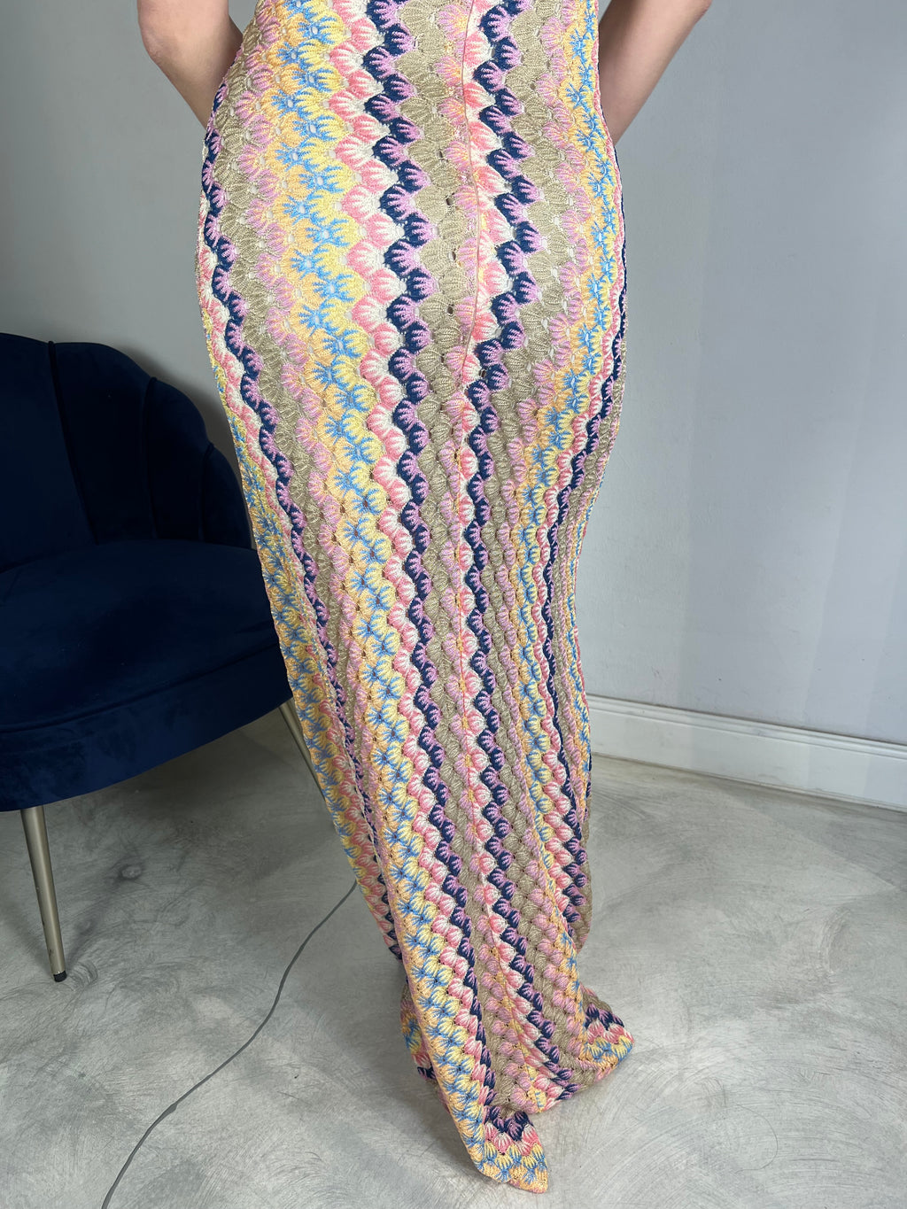 Slip dress multicolor