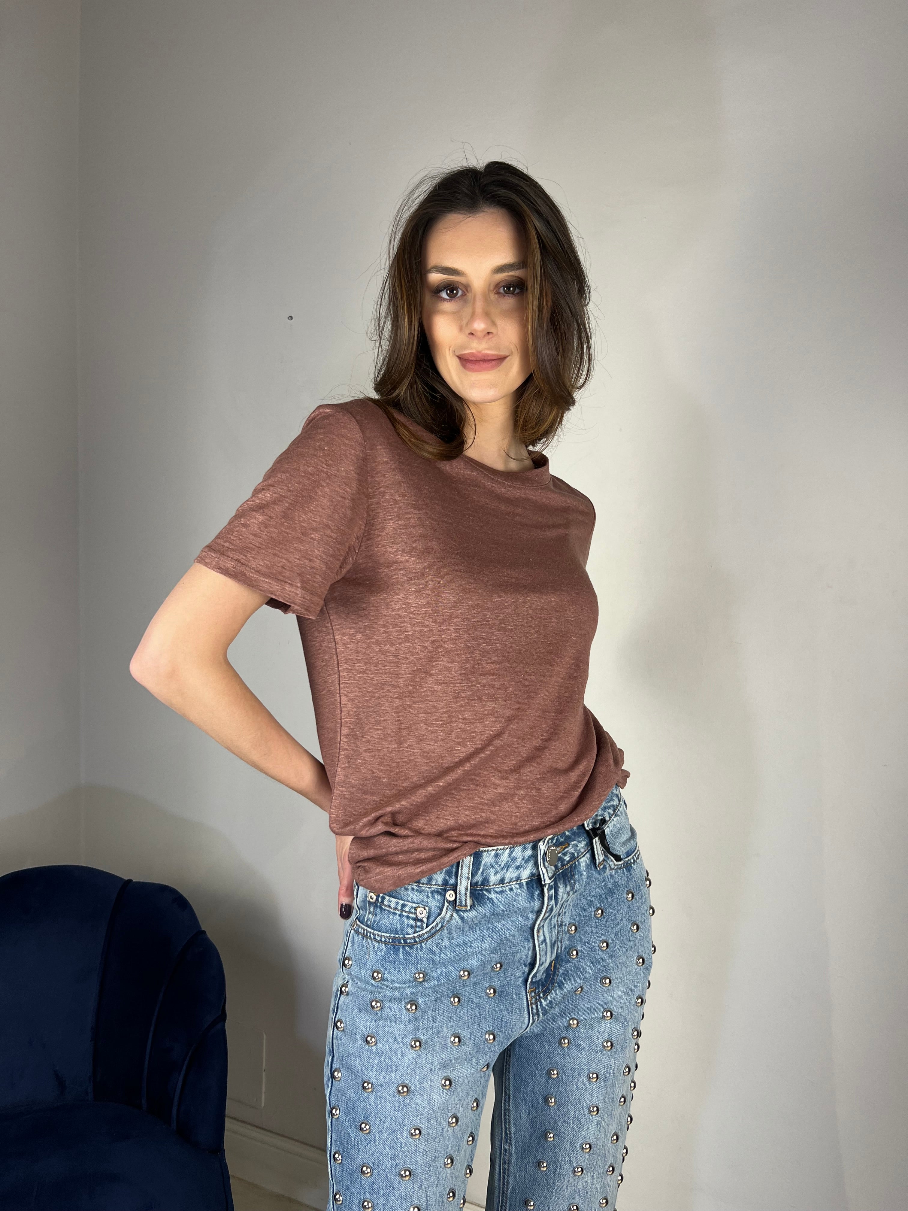 Tshirt 100% lino