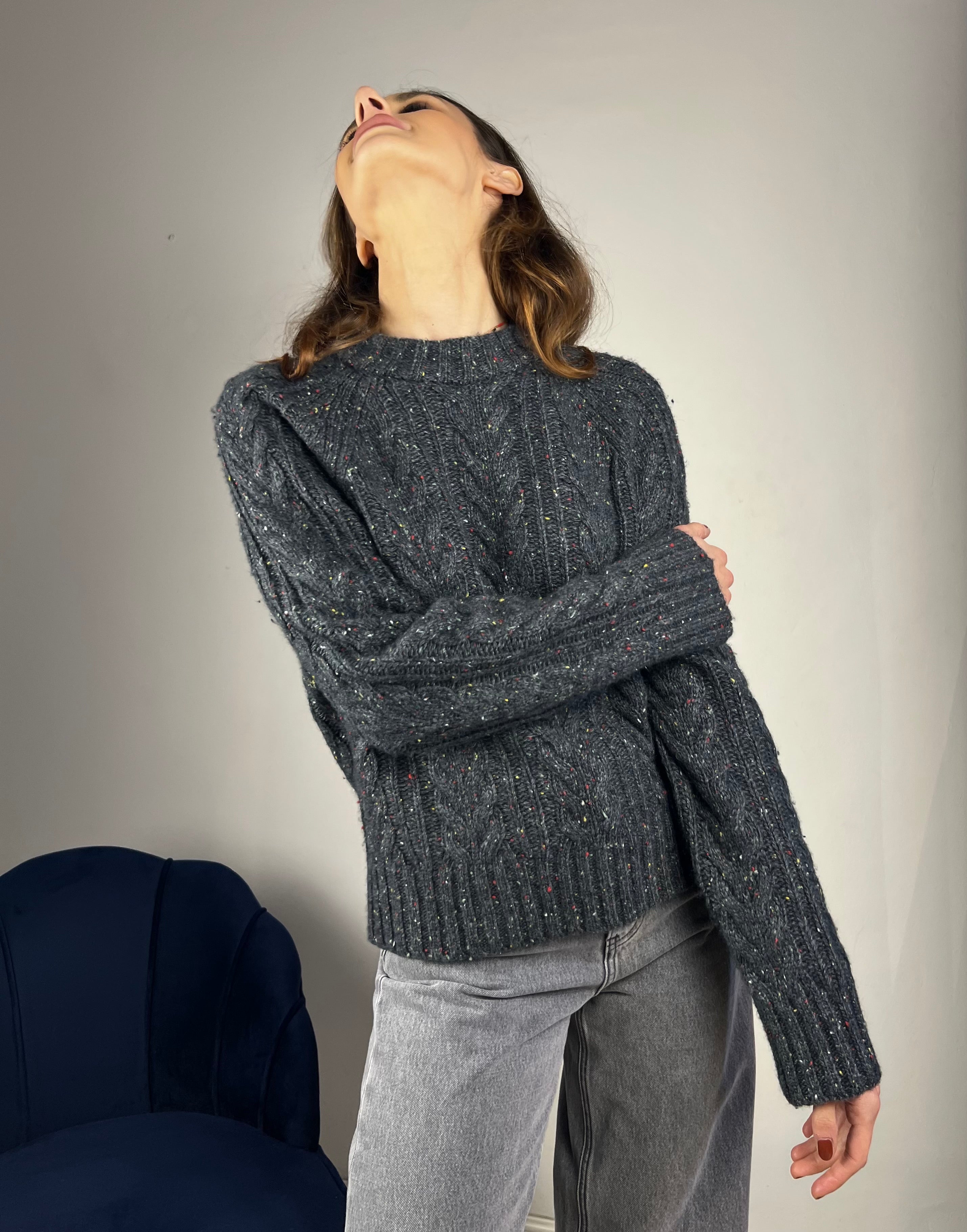 Maglione trecce