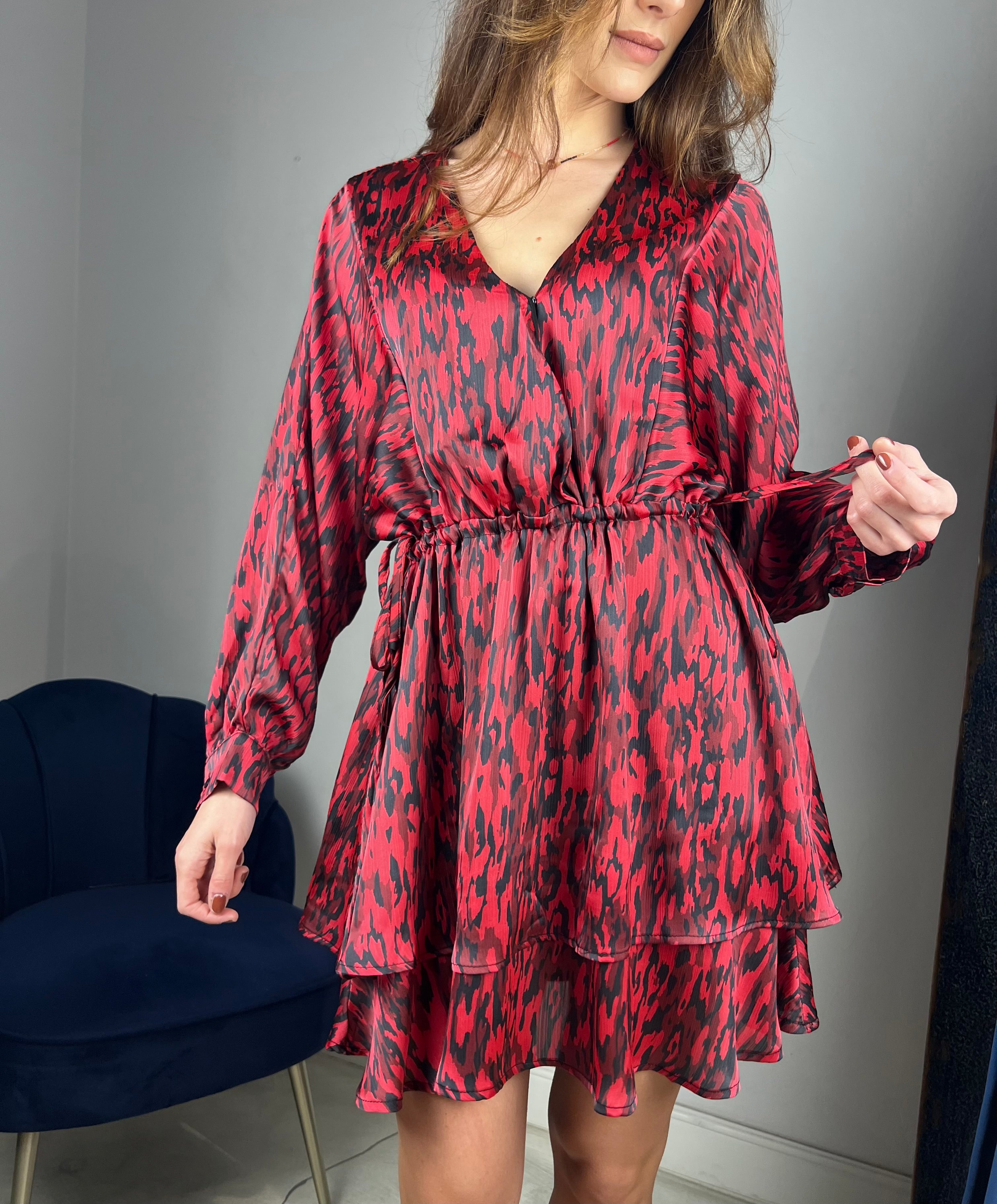 Abito corto in stampa