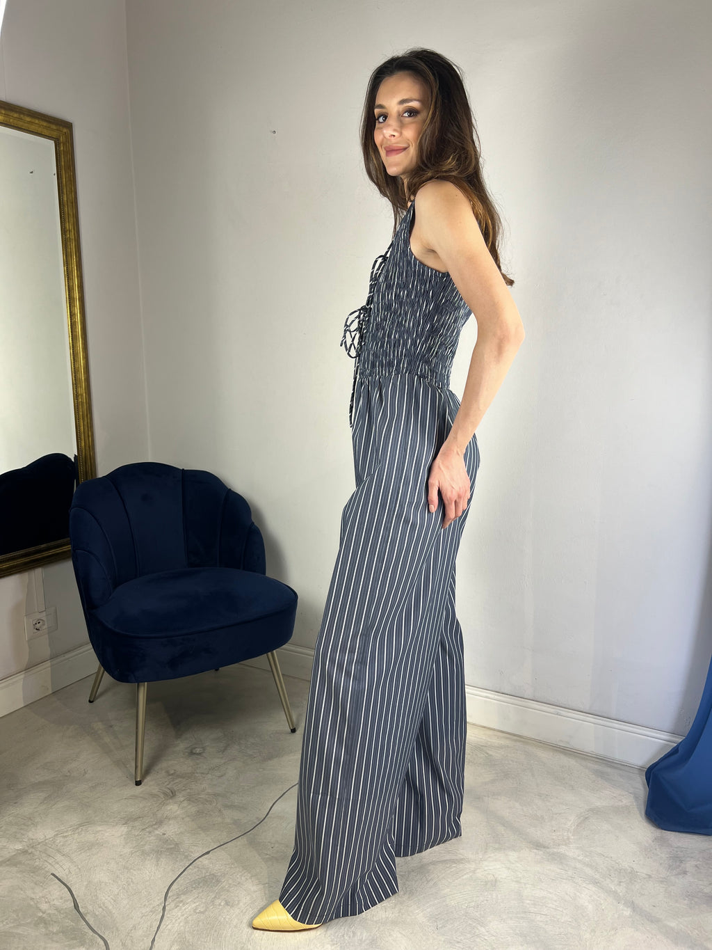 Tuta lunga punto smock