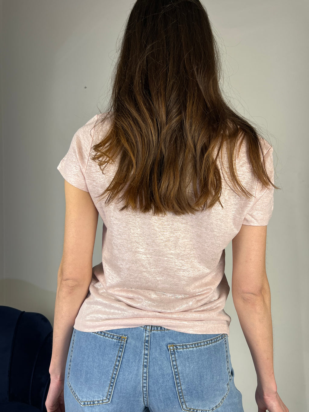 Tshirt 100% lino laminata
