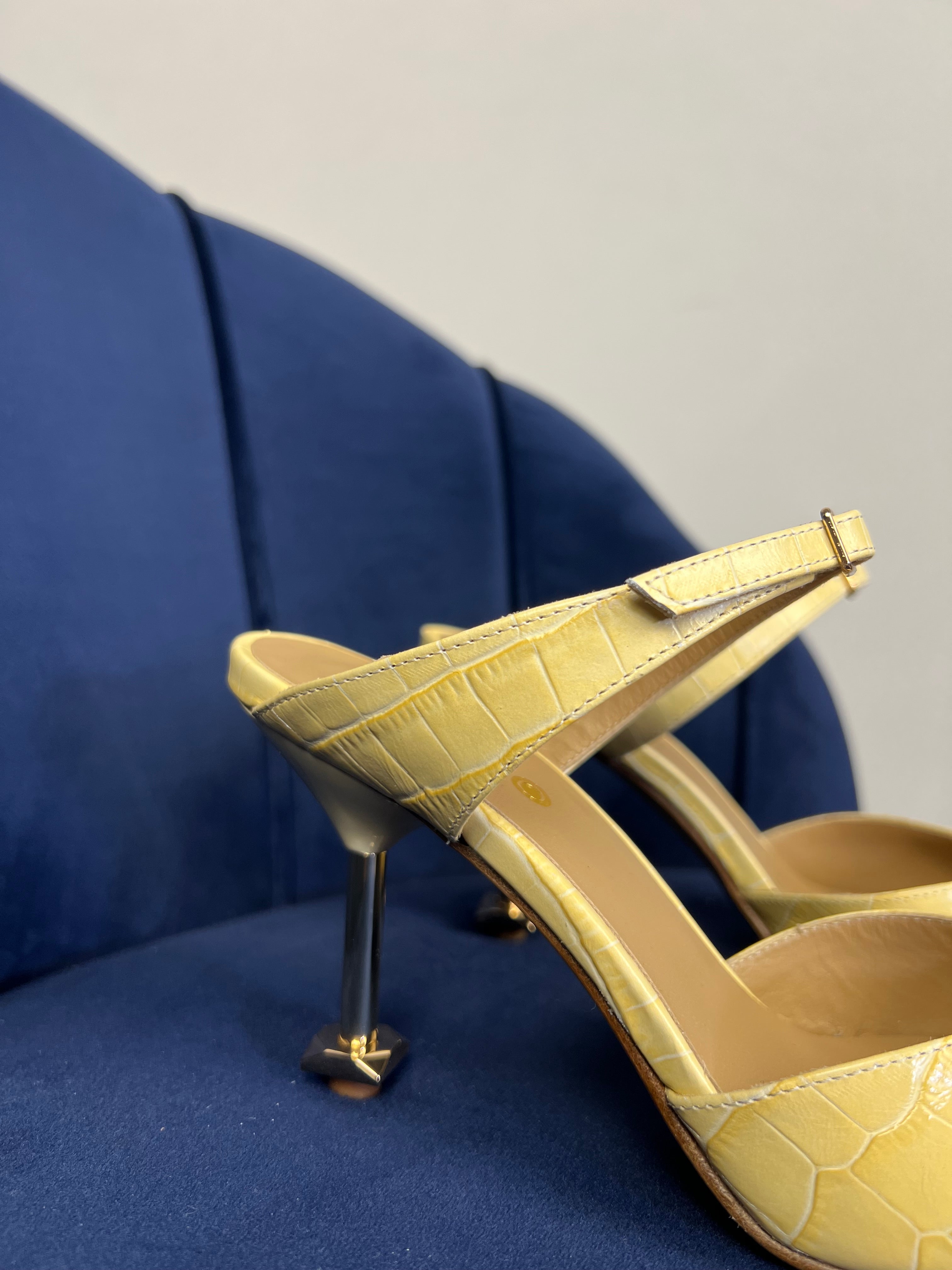 Sabot giallo stampa cocco