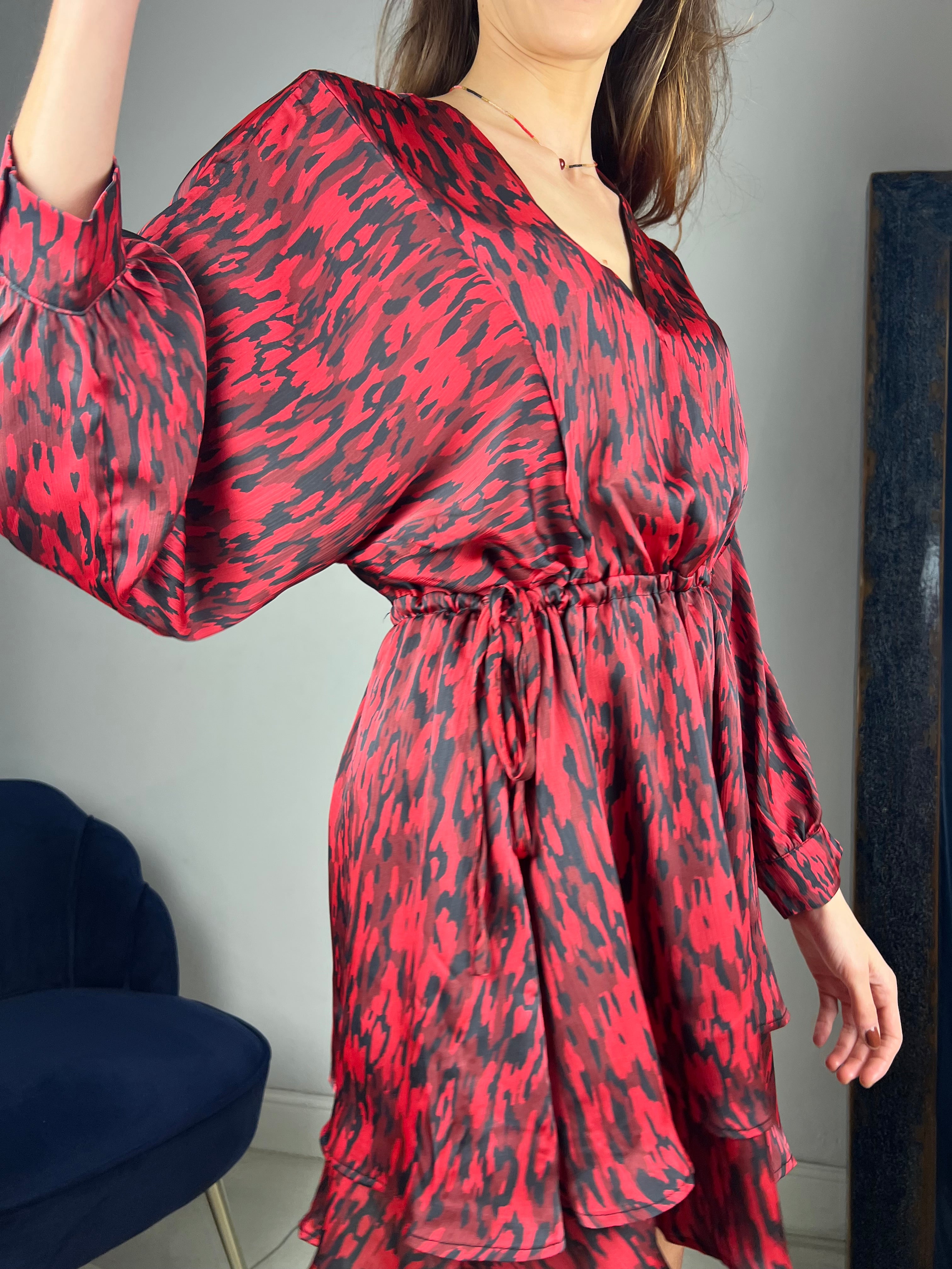 Abito corto in stampa