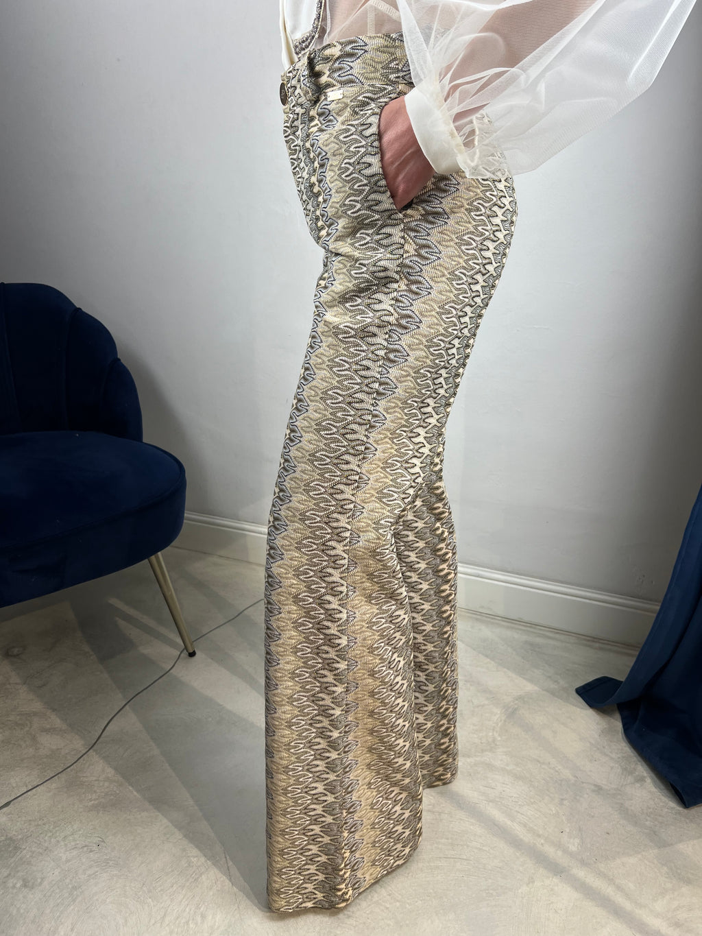 Pantalone gamba dritta