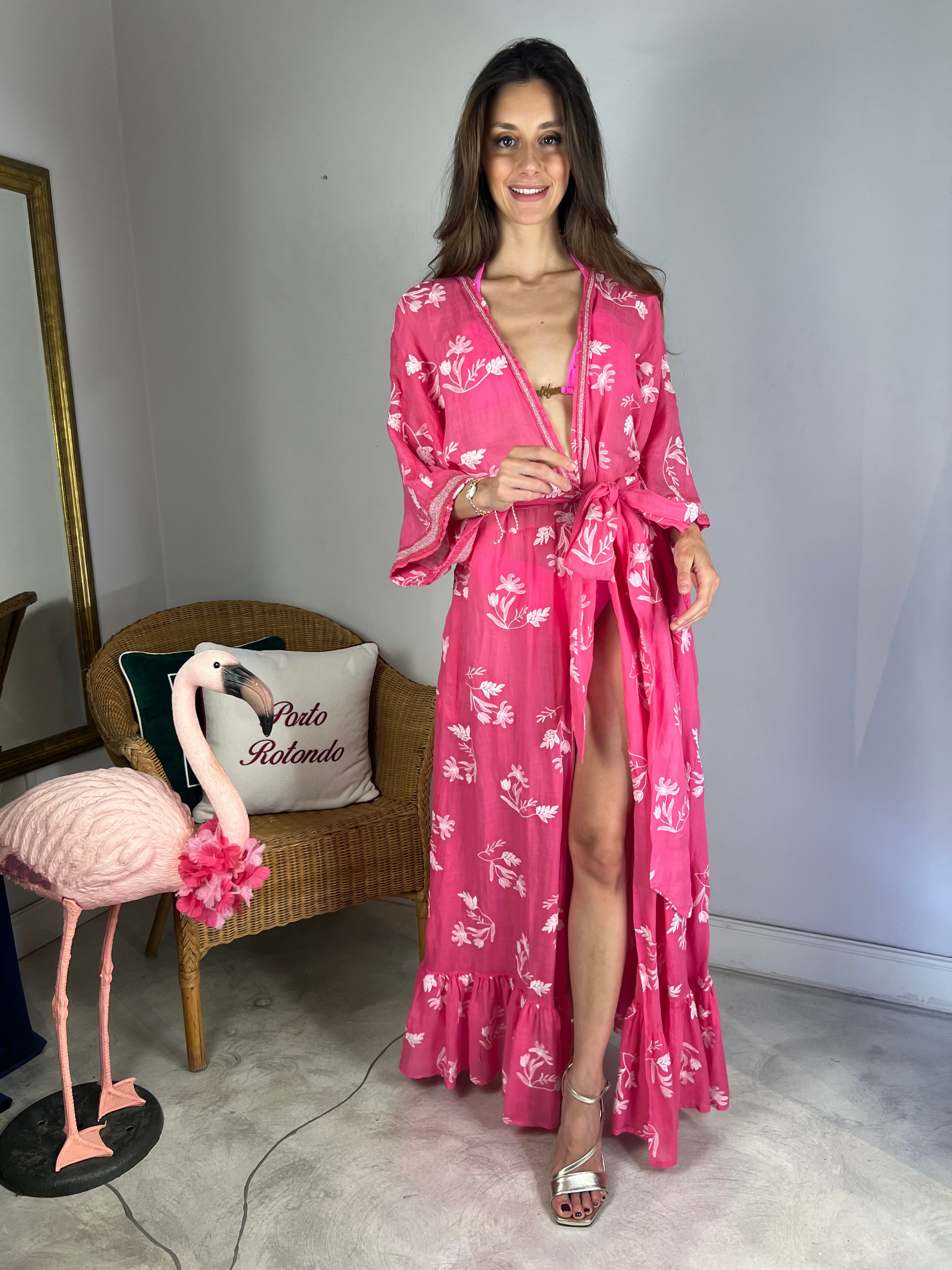Kimono Abito in seta vegetale