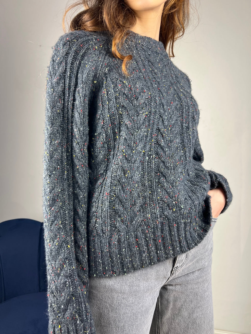 Maglione trecce