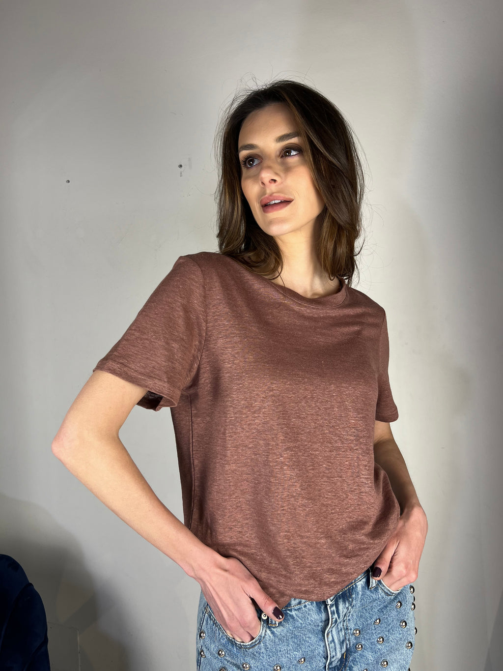 Tshirt 100% lino