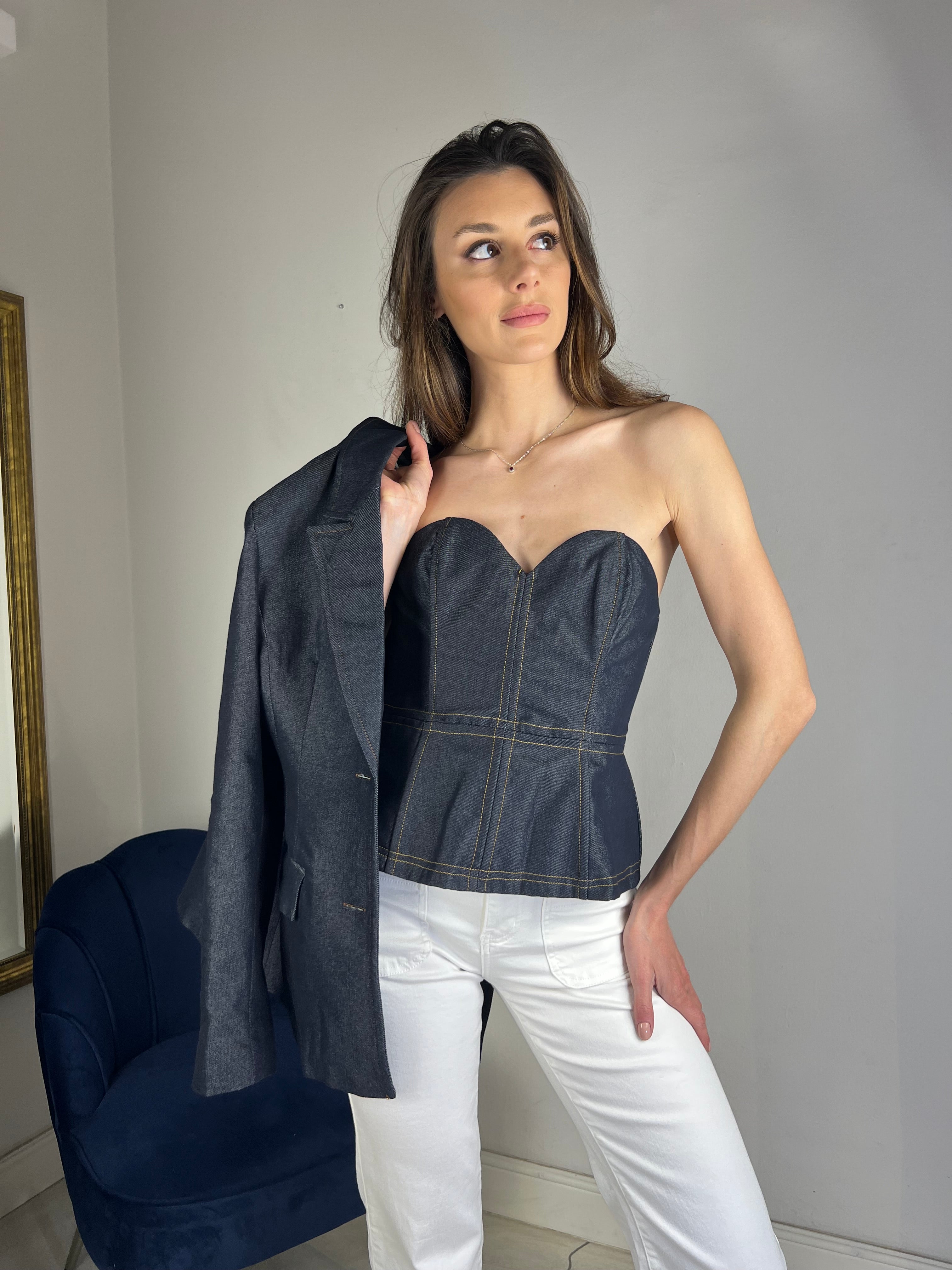 Top in denim