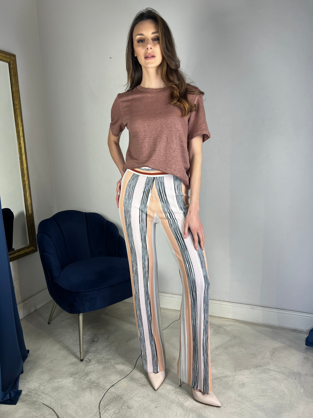 Pantalone a righe