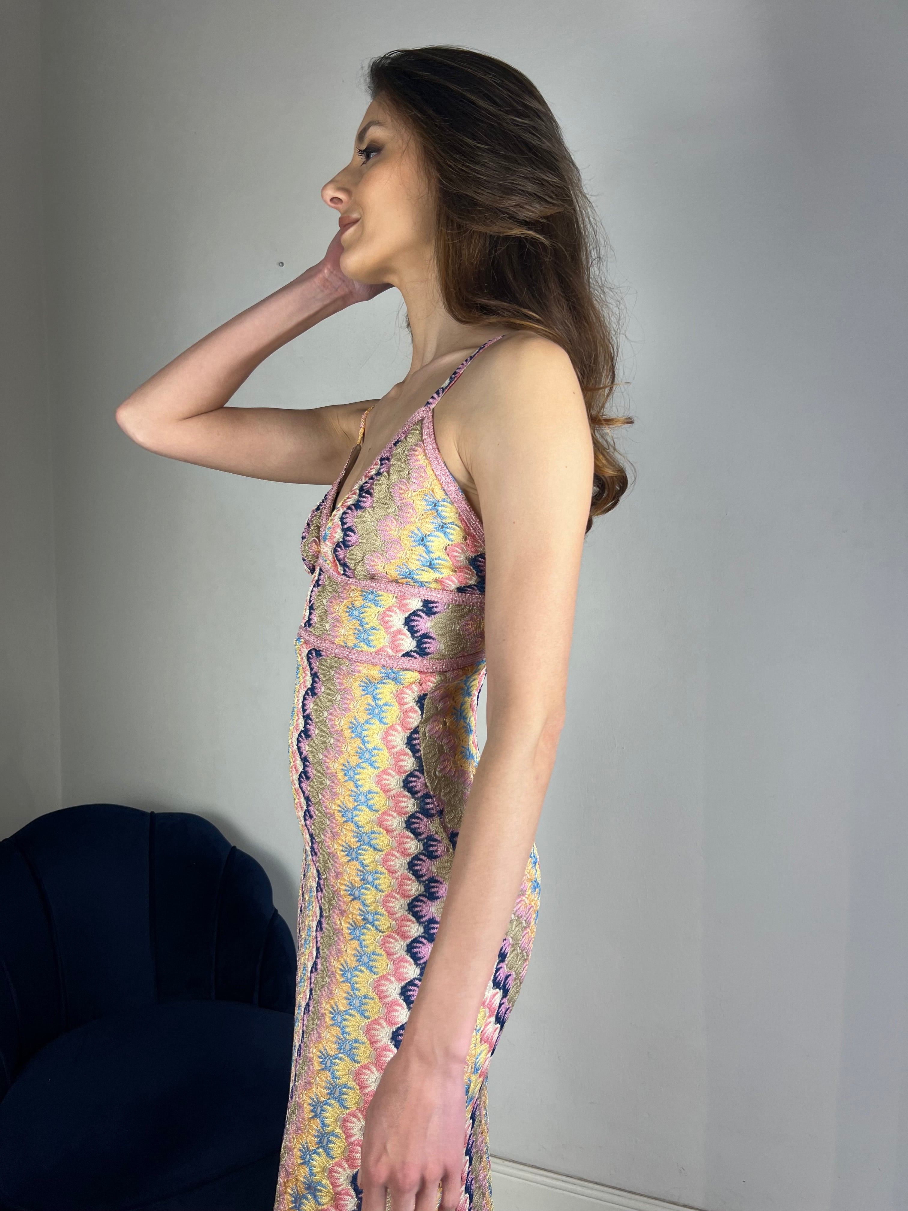 Slip dress multicolor