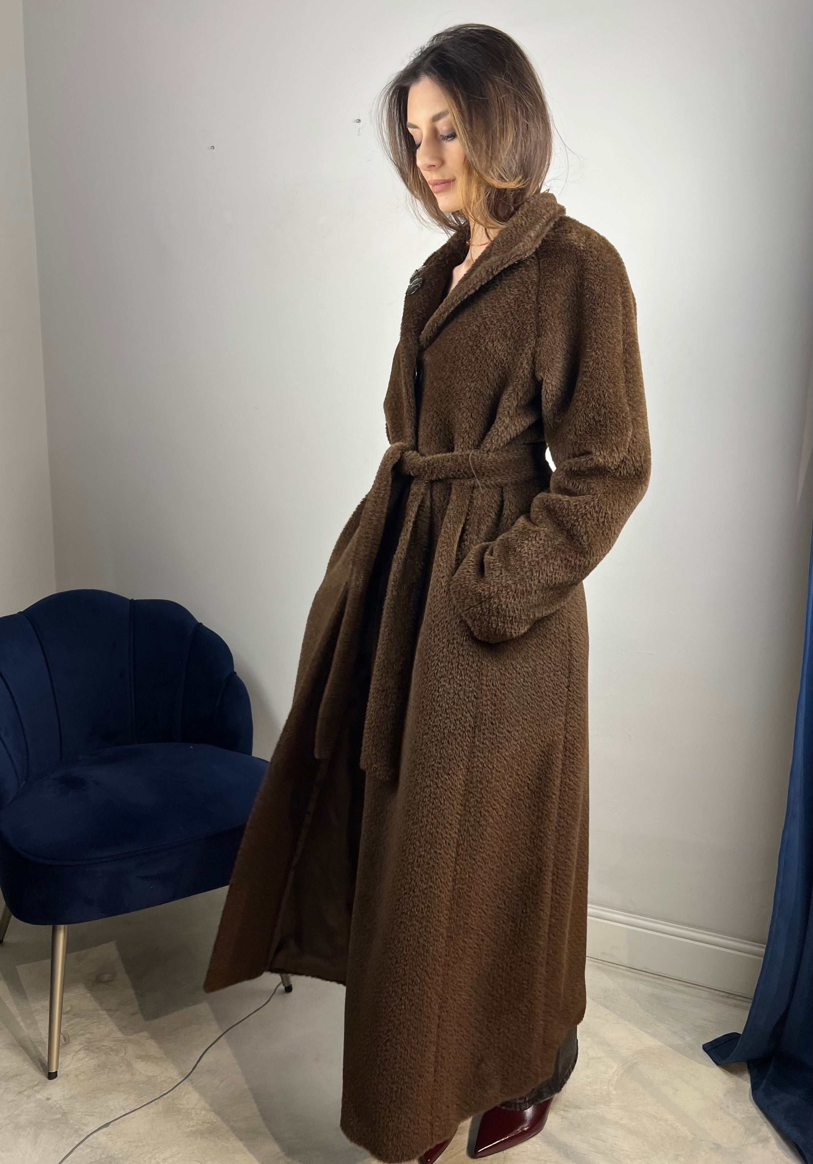 Cappotto lana e alpaca lunghissimo