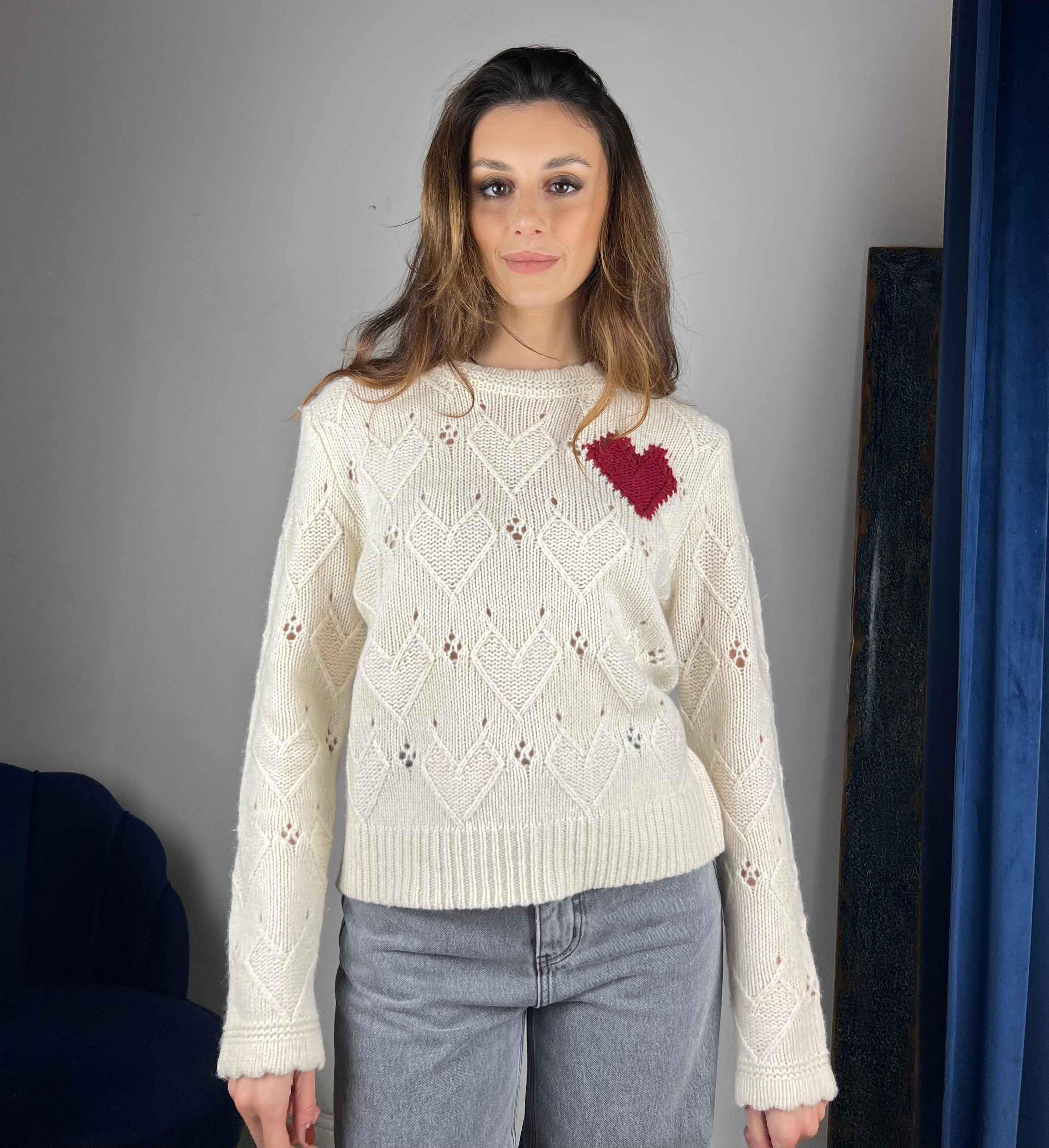 Maglione cuore