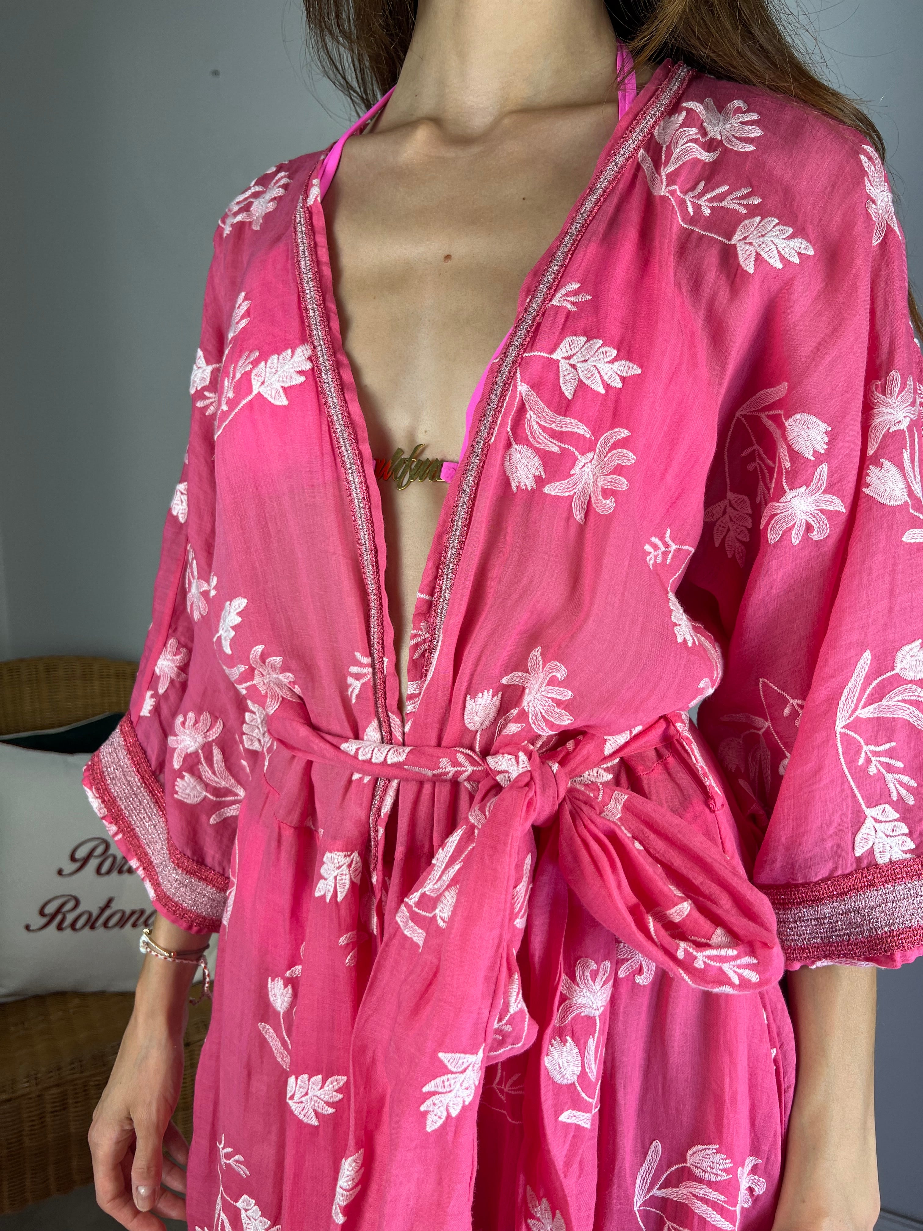 Kimono Abito in seta vegetale
