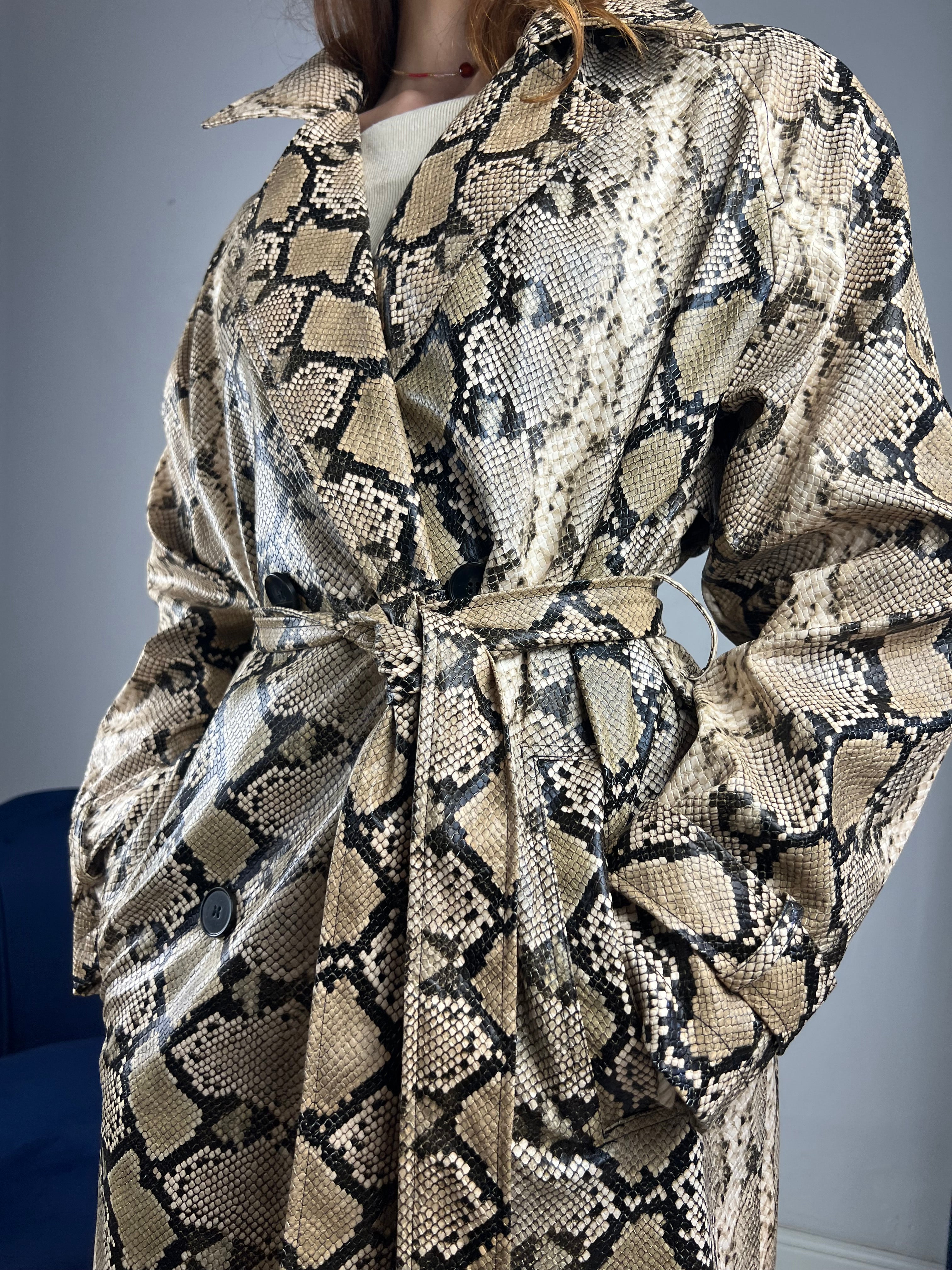 Trench stampa animalier