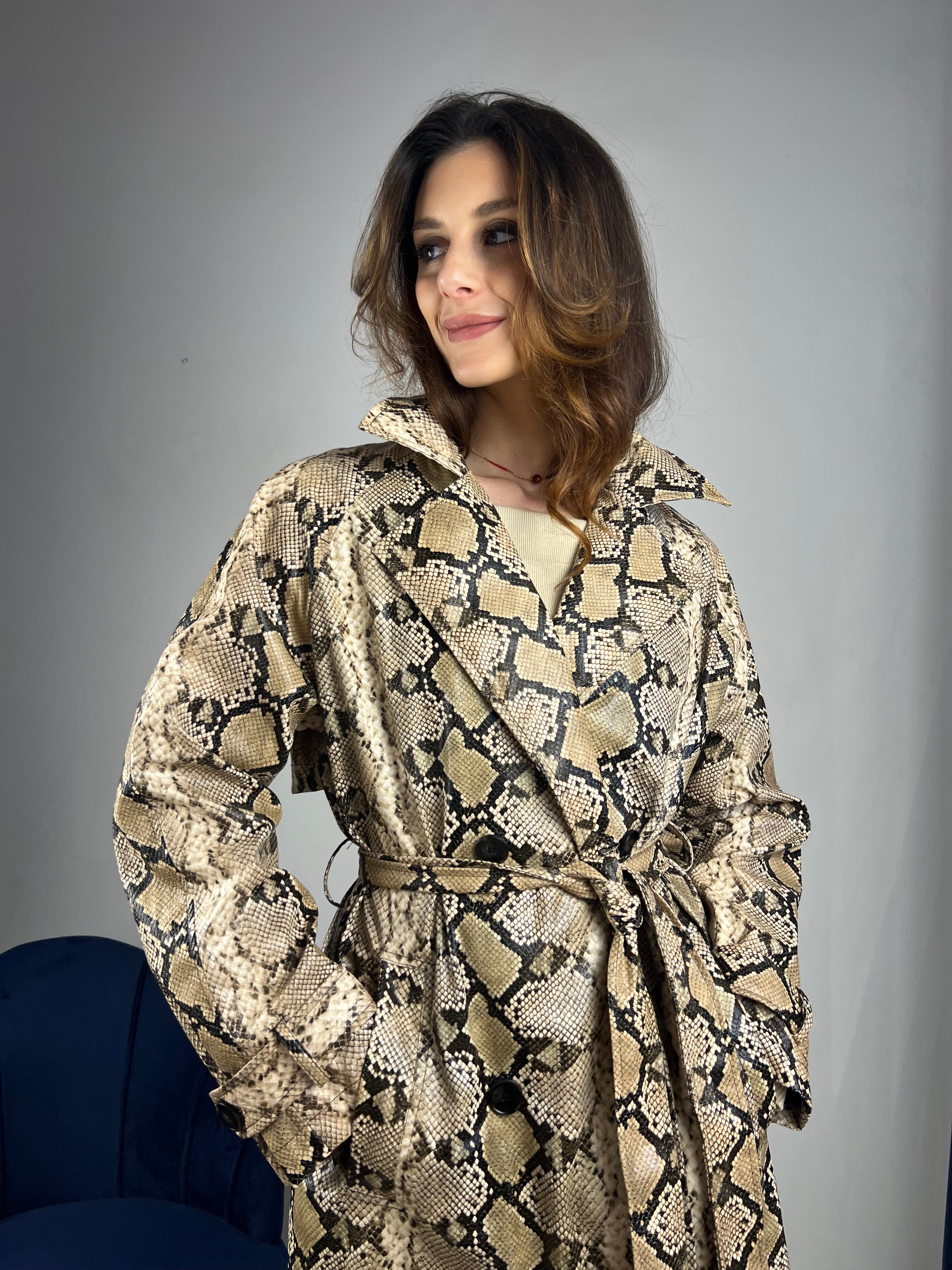 Trench stampa animalier