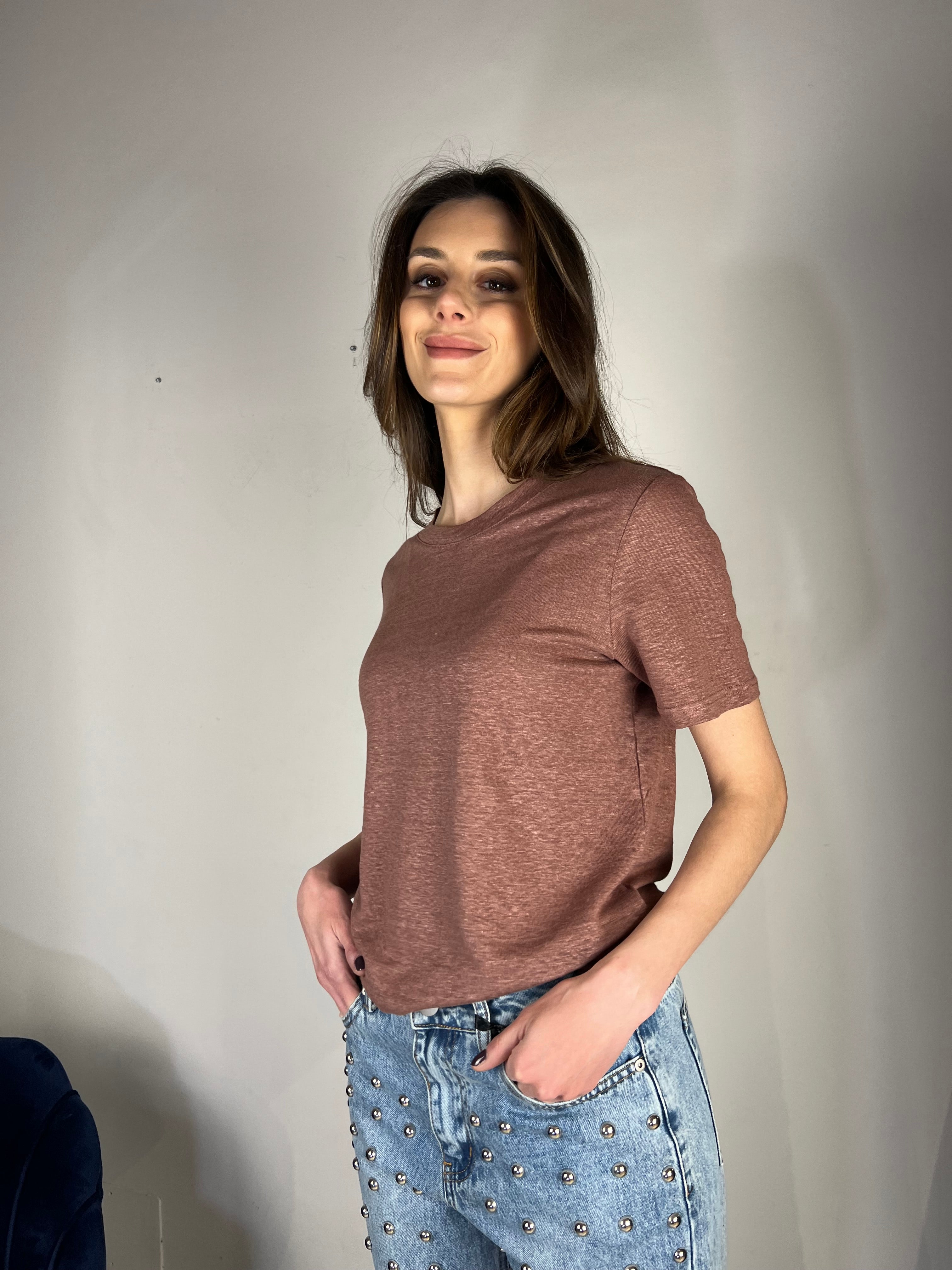 Tshirt 100% lino