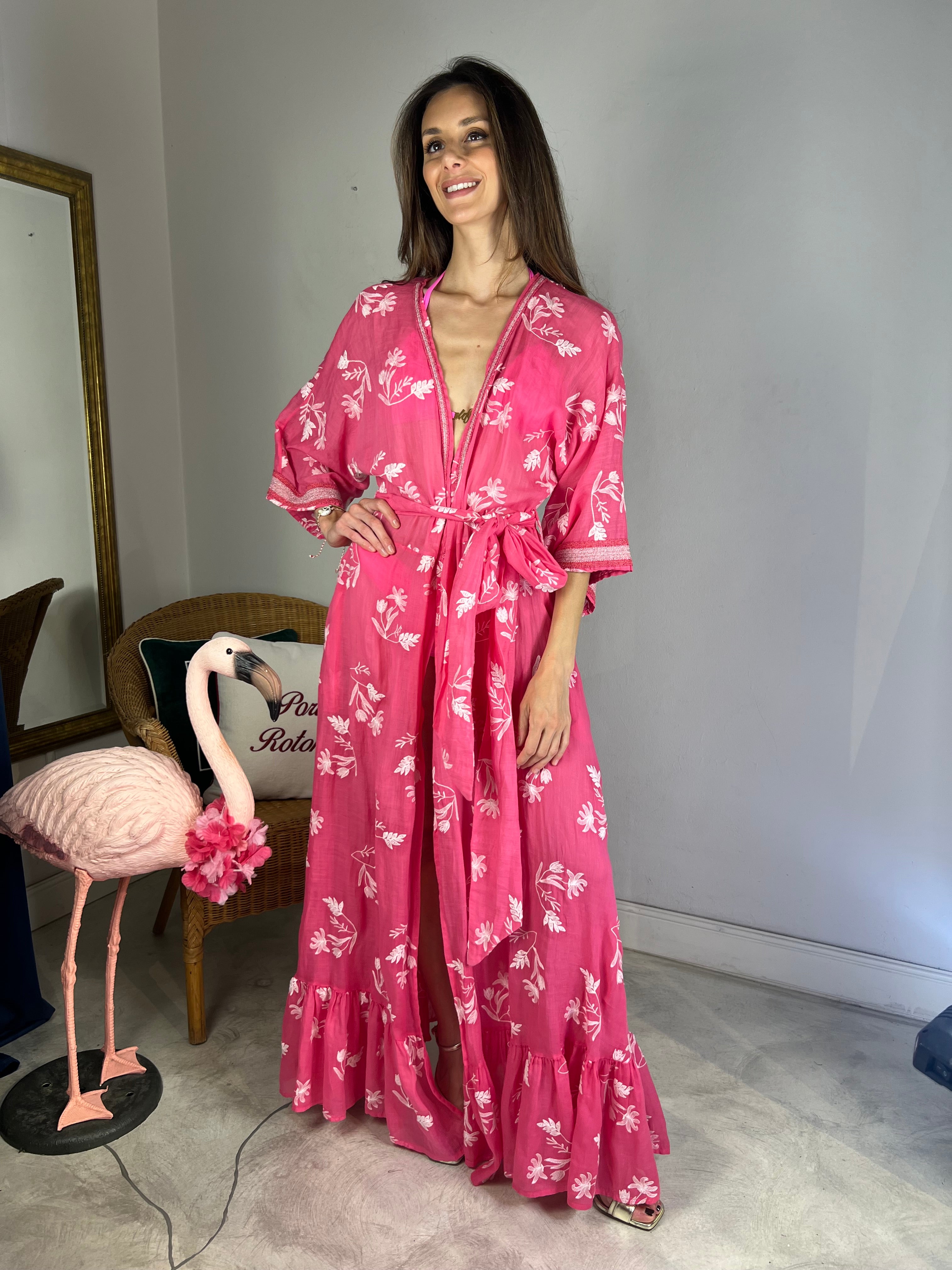 Kimono Abito in seta vegetale
