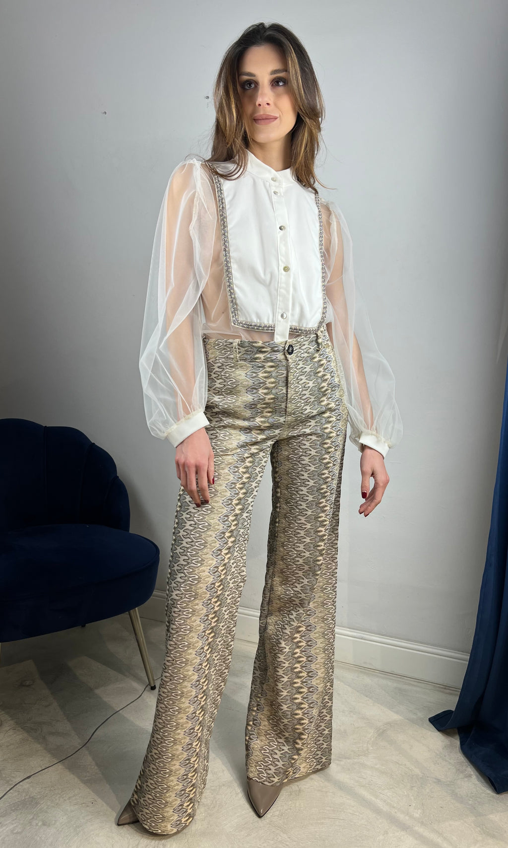 Pantalone gamba dritta