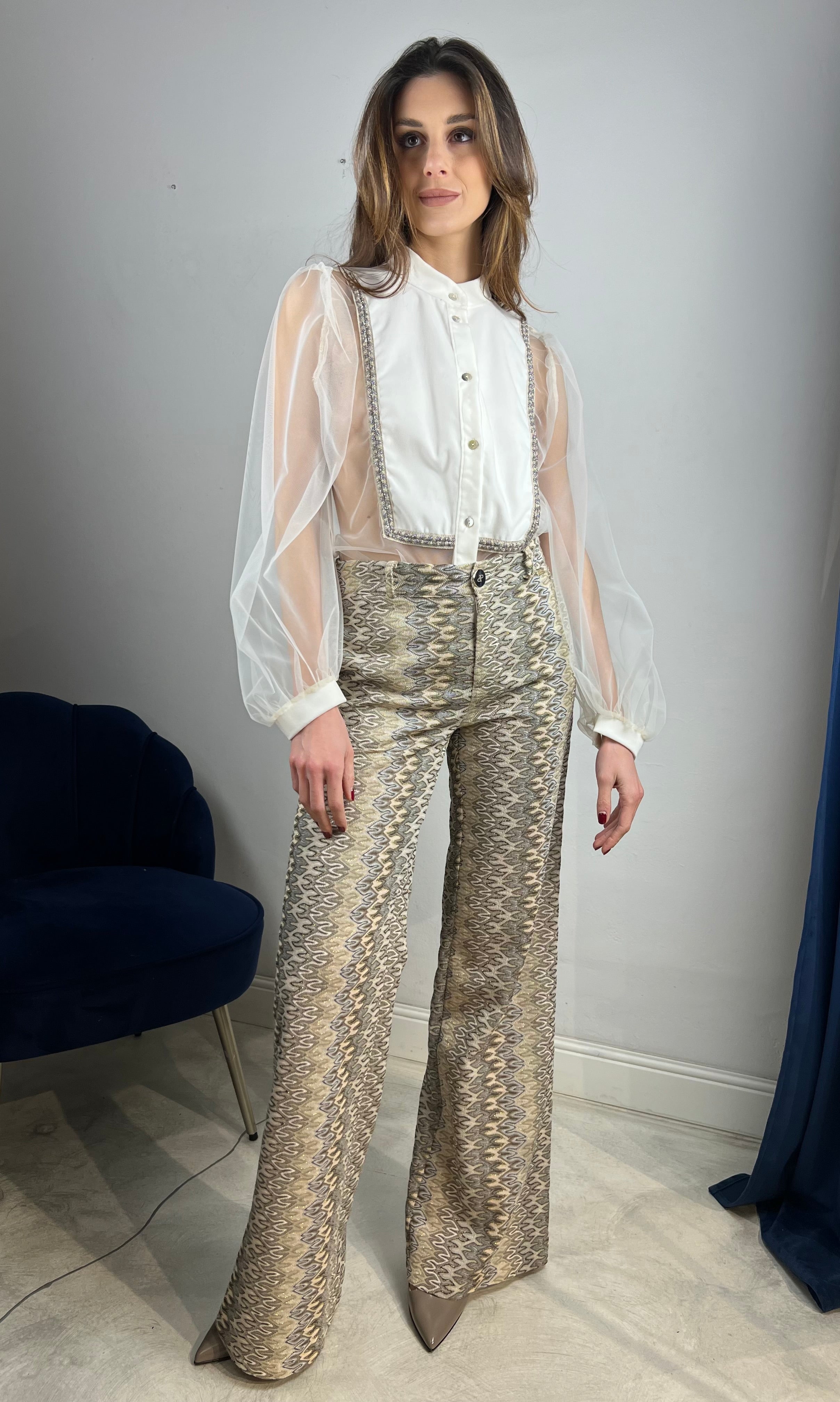 Pantalone gamba dritta