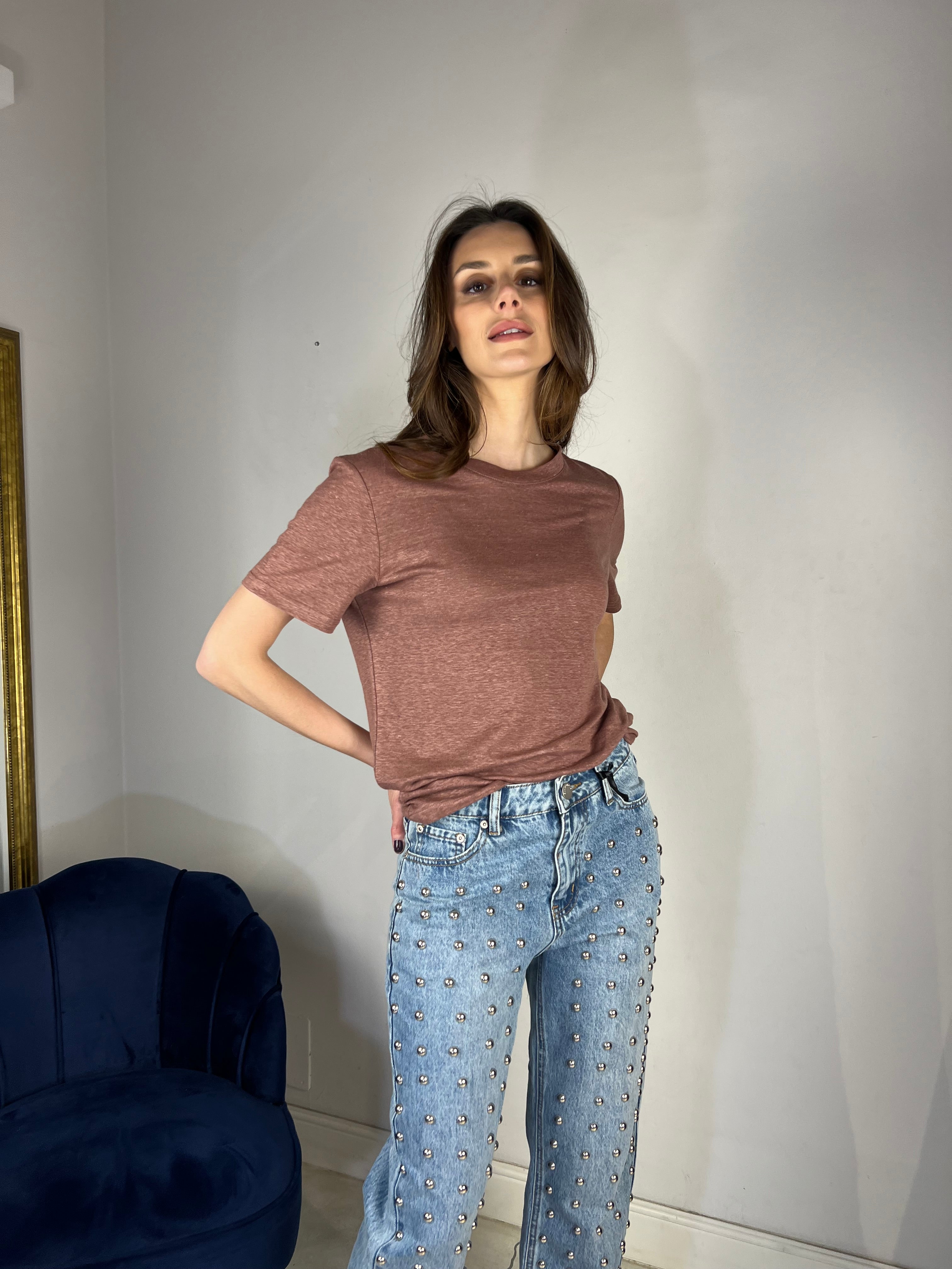 Tshirt 100% lino