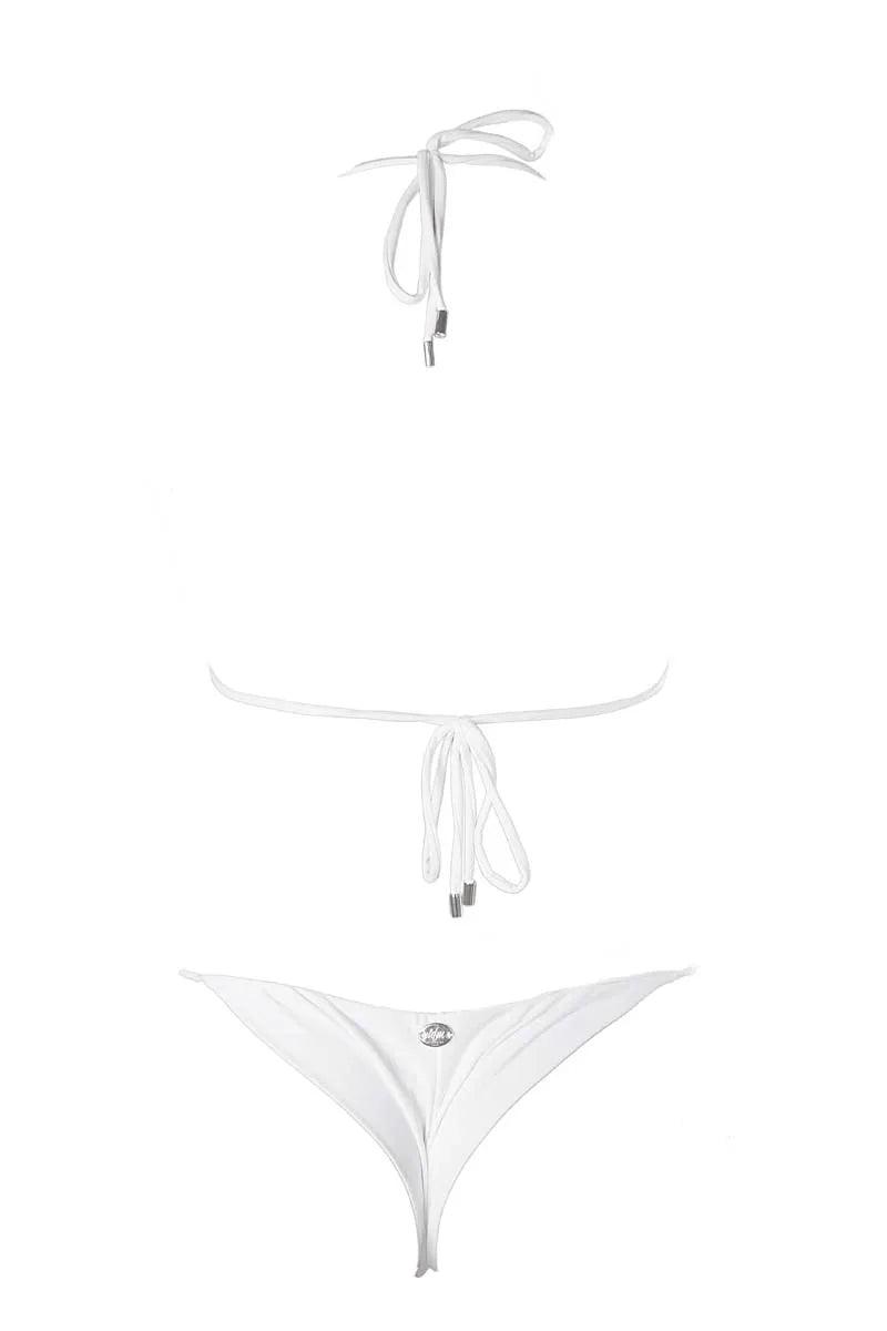 LUSSUOSO BIKINI BIANCO PIZZO - m-f-m-store